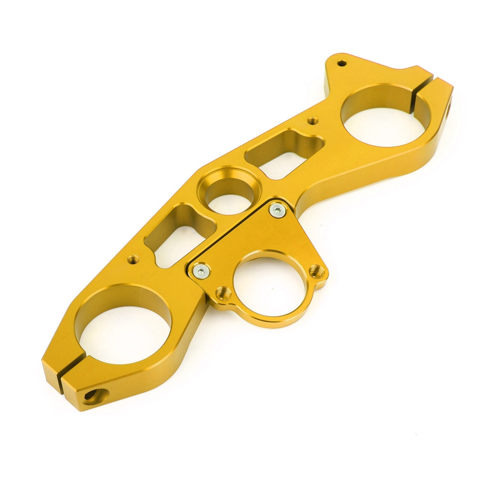 Abbassando la maglietta superiore per la forcella per Kawasaki Ninja ZX6R 09-12 Generico