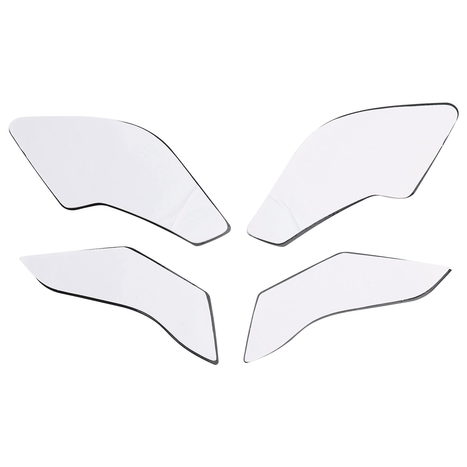 Ginocchiere per trazione laterale serbatoio nere per Suzuki GSX8S GSX-8S (2023-adesso)