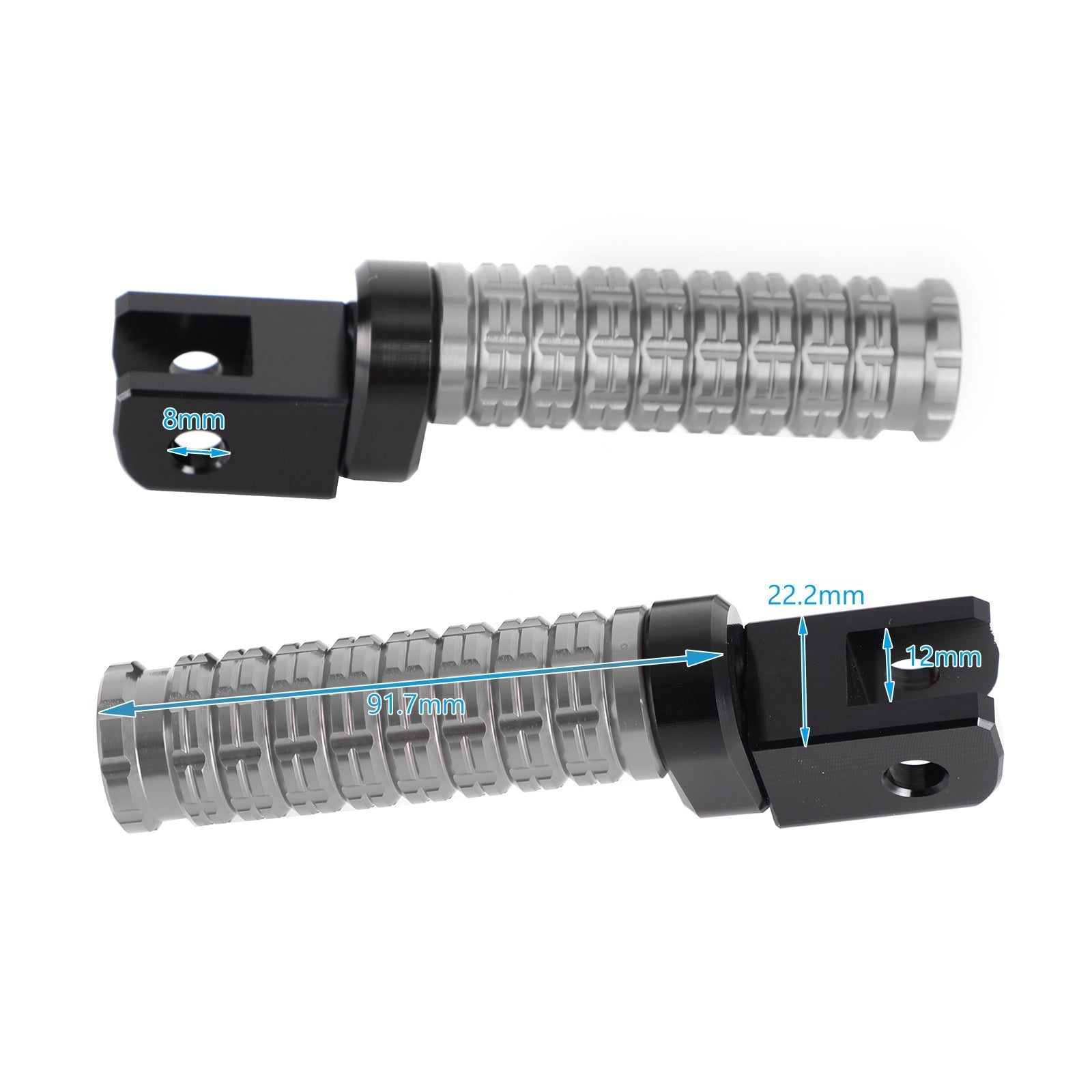 Voetsteunen voor voetsteun voor Triumph Street Triple 765/R/S 1200 RR/RS 675/R/RX generiek