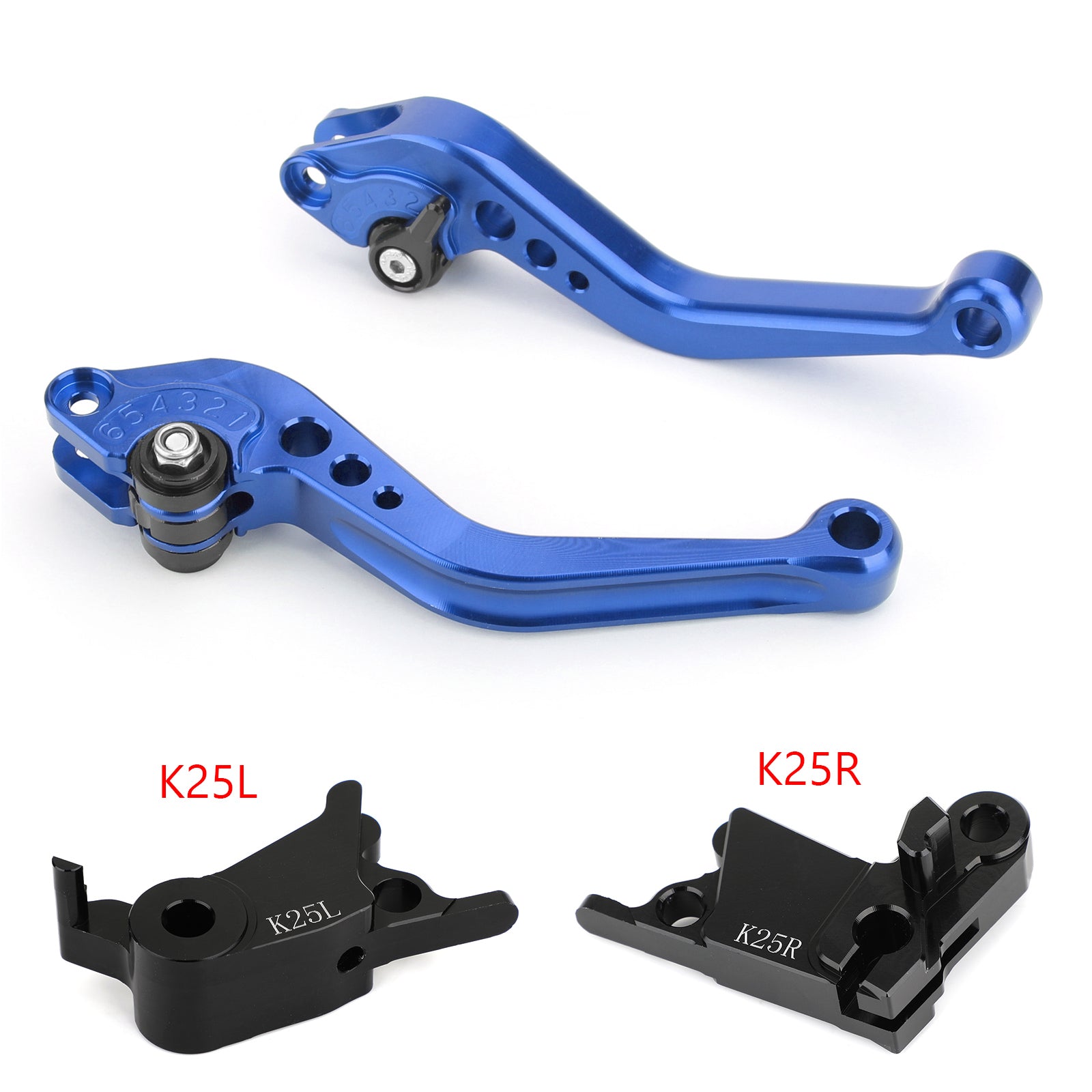 Leva del freno a frizione corta per KTM 790 Duke prima del 2019 Silver Generic