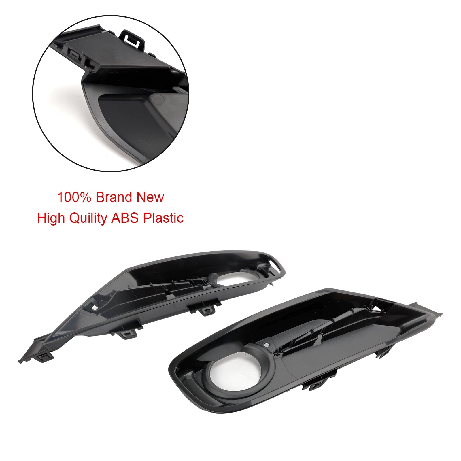 BMW 3-sarjan F30 F31 2013-2015 2kpl etupuskurin sumuvalon säleikön suojat