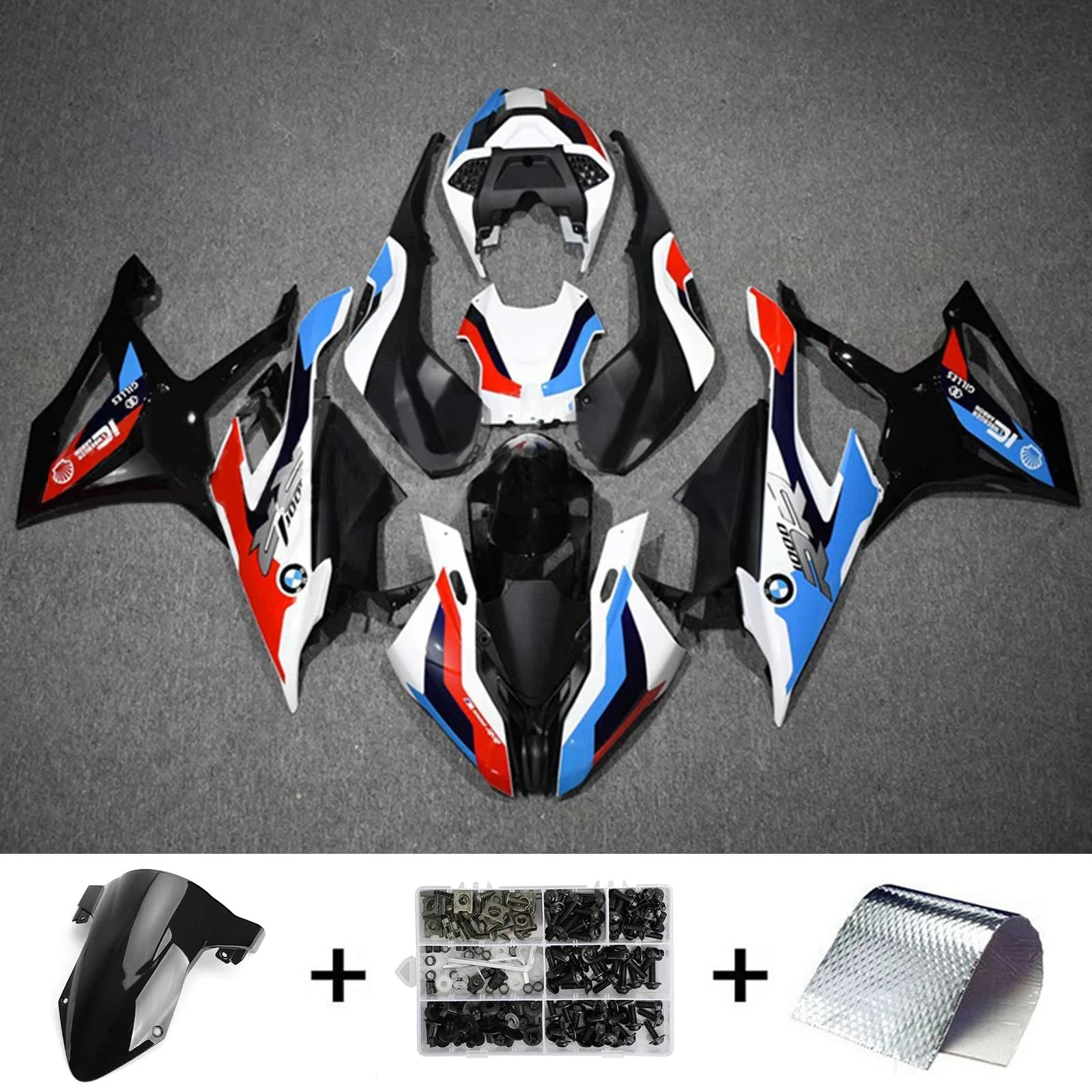 Kit de carenado Amotopart para BMW S1000RR 2019-2022 Generic