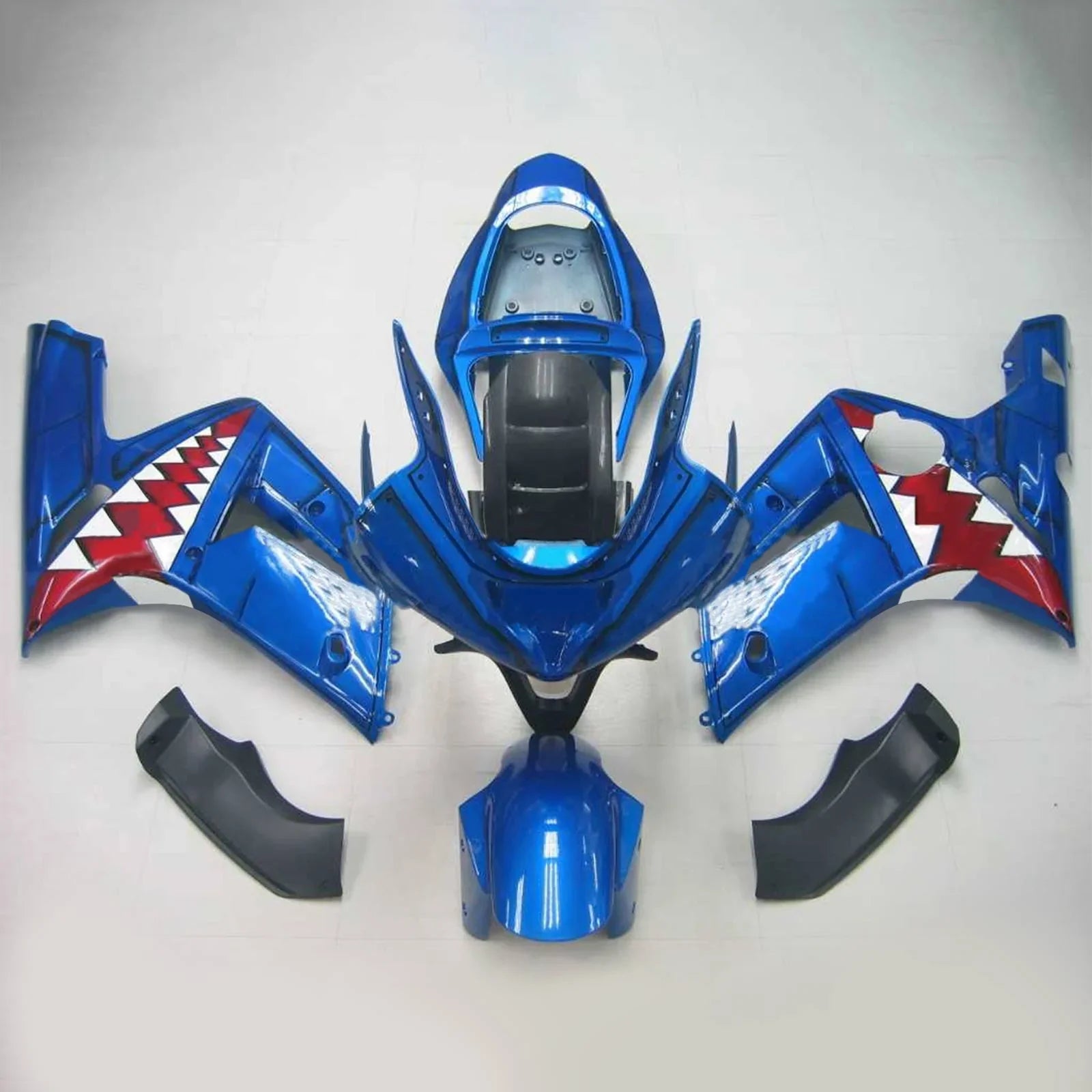 Amotopart kuipset voor Kawasaki ZX6R 636 2003-2004 Generiek