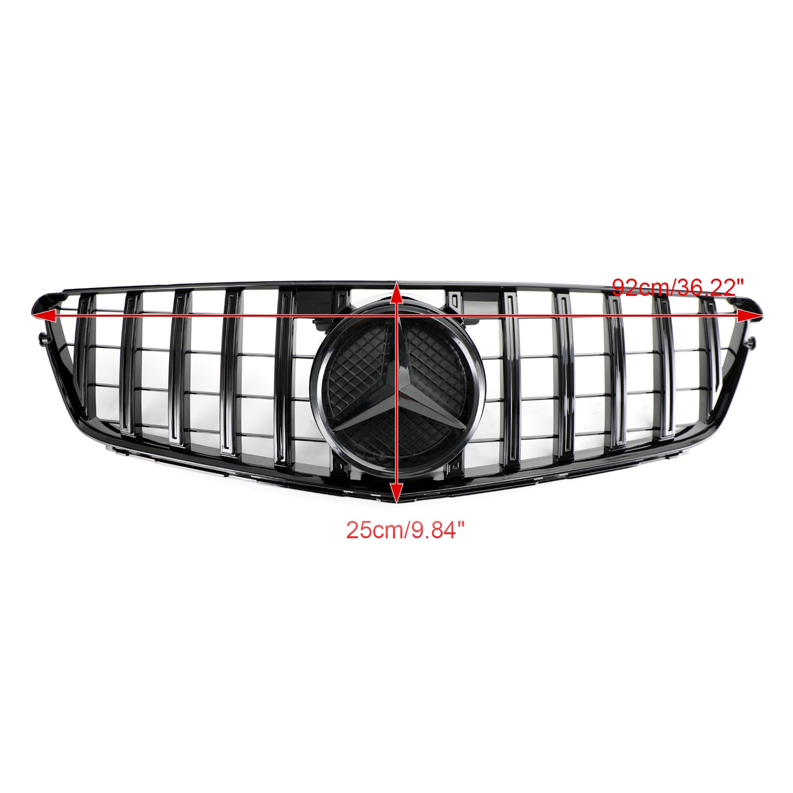 2008-2014 Benz Classe C W204 C300 C350 GTR Style Grille de pare-chocs avant
