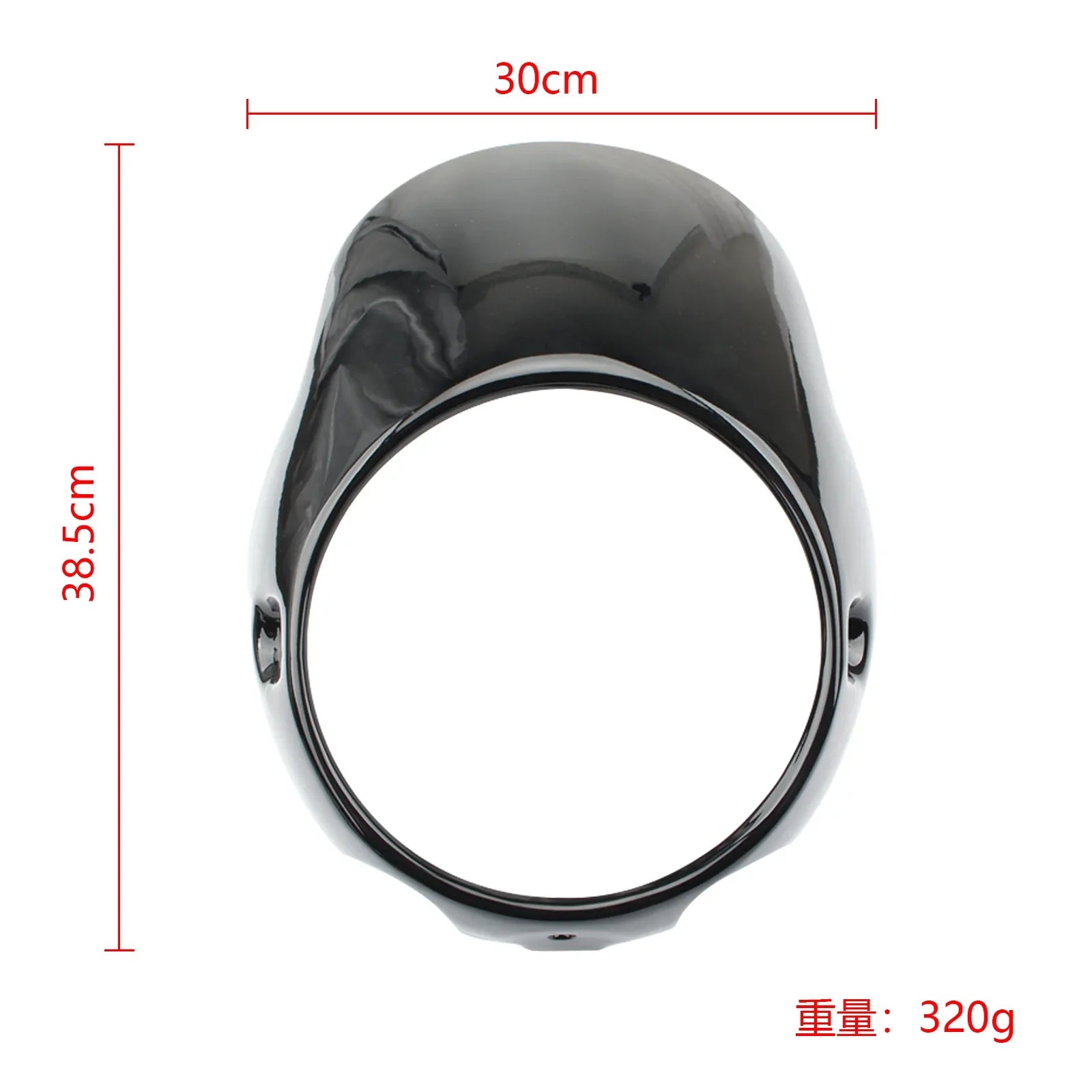 Couverture de pare-brise de carénage de phare pour CB150 Bonneville T100 Monster générique