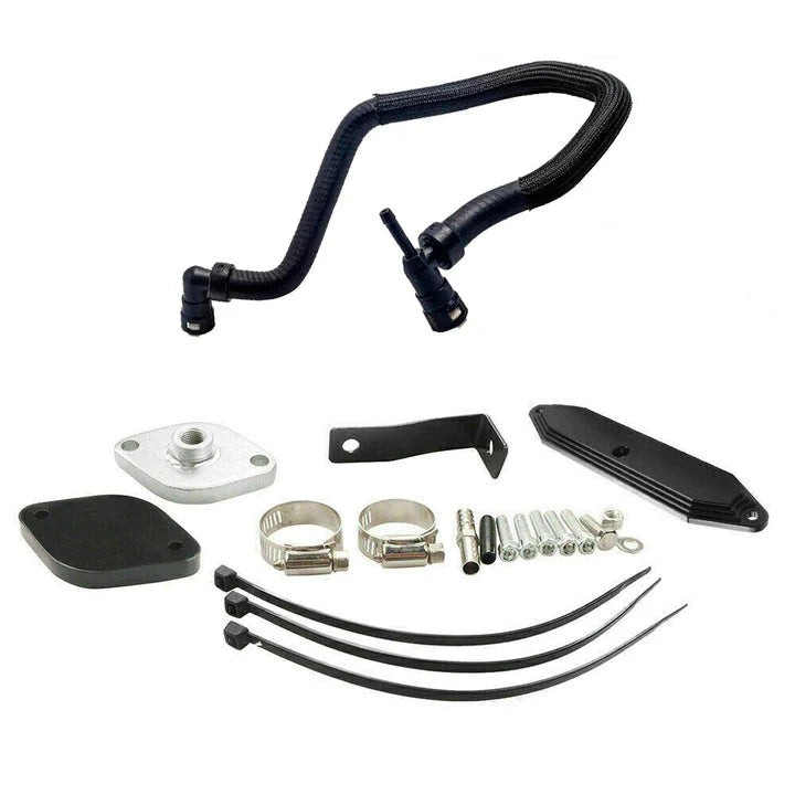 2011-2019 Ford 6.7L Powerstroke EGR Kit de eliminación diésel SIN paso Fedex Express
