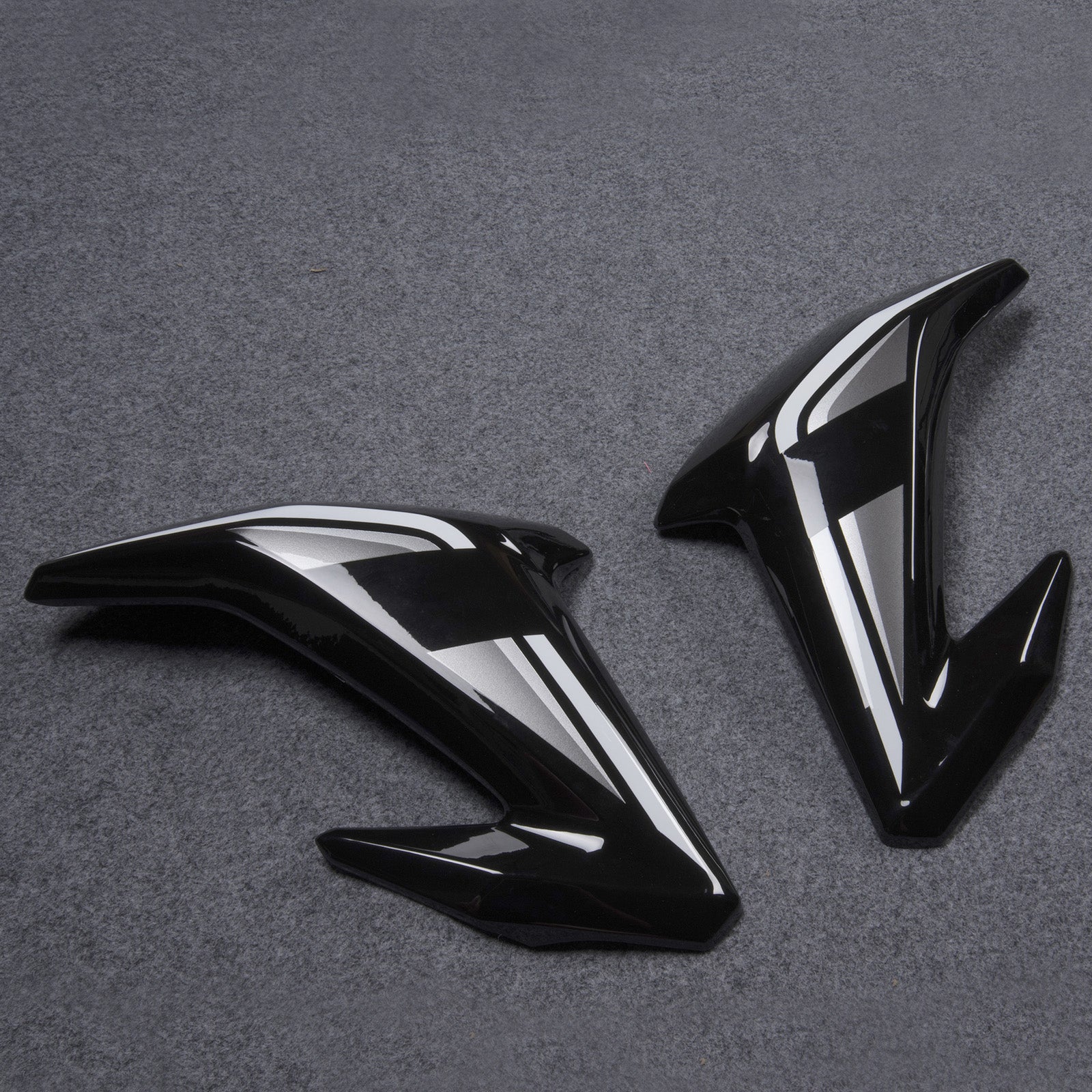 Amotopart Fairing Fit Kawasaki Z900 2017-2019 hopeamusta muoviruiskutus yleiskorille