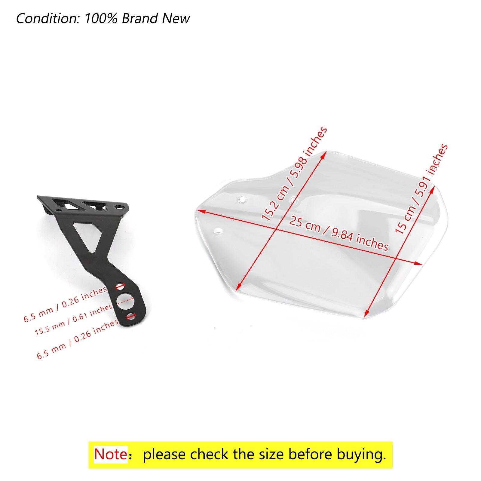 BMW K1600GT K1600GTL 2011-2016 Generic käsin vartioitu kädenhoitajansuoja