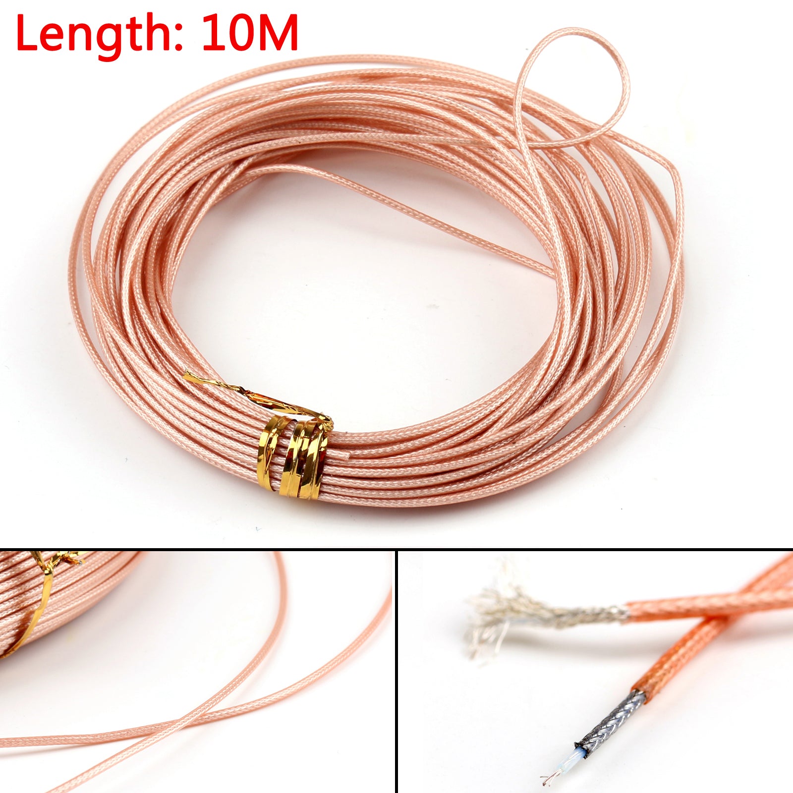 Connettore di cavi coassiali RG178 RF 50OHM M17/93-RG178 Coassiale in trecce coassiale