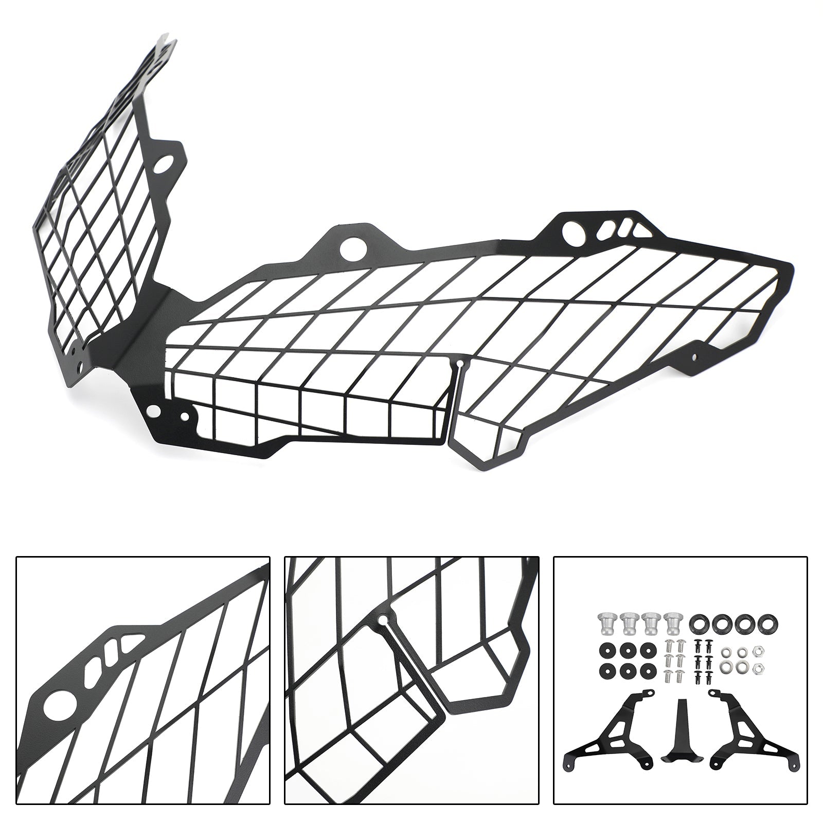 Protezione faro anteriore Kawasaki Versys 650 2015-2020 Nera