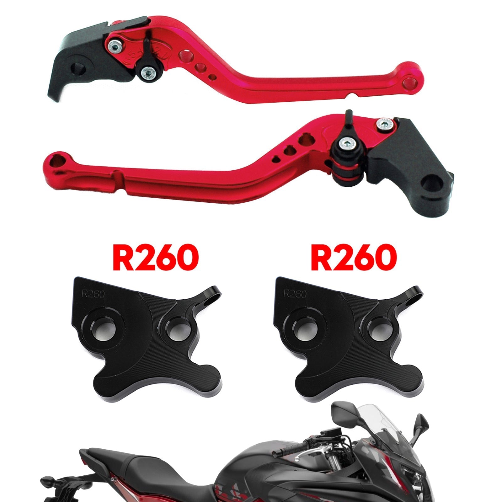 Motocikel dolga ročica zavorne ročice, primerna za Vespa GTS 300 Super Generic