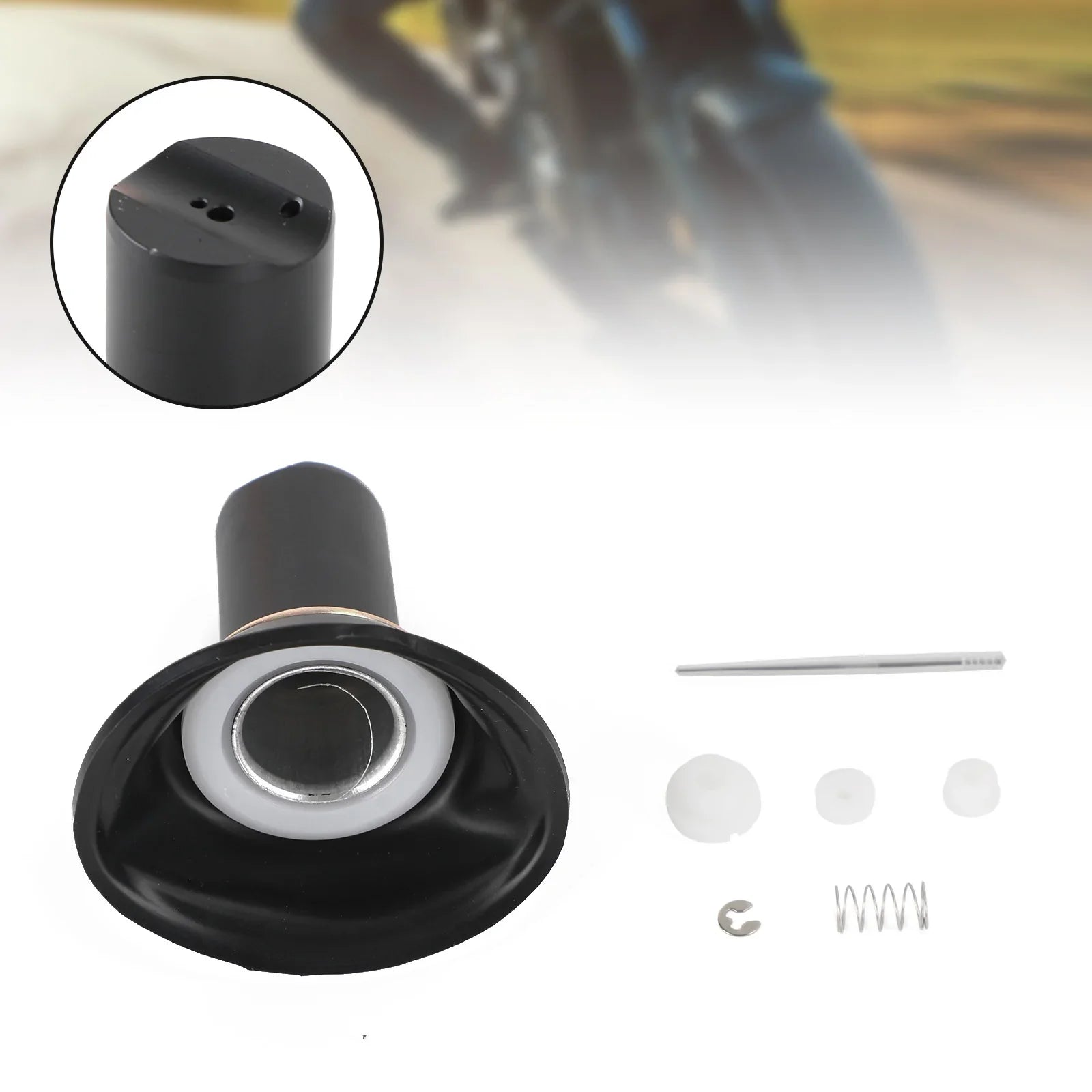 1 kit de reparación de diafragma de pistón de carburador para Yamaha XJR400 1993-2000 genérico.