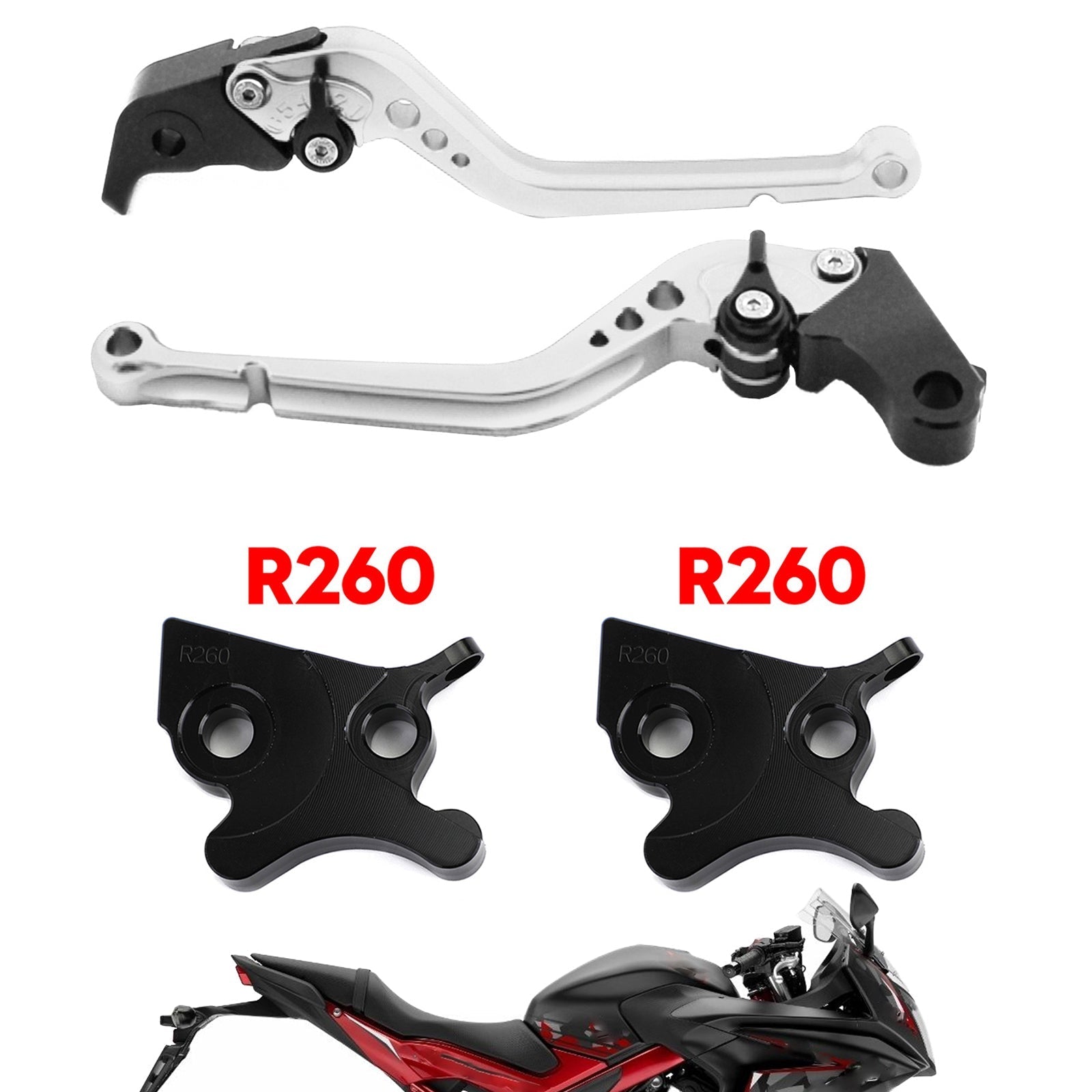 Motocikel dolga ročica zavorne ročice, primerna za Vespa GTS 300 Super Generic