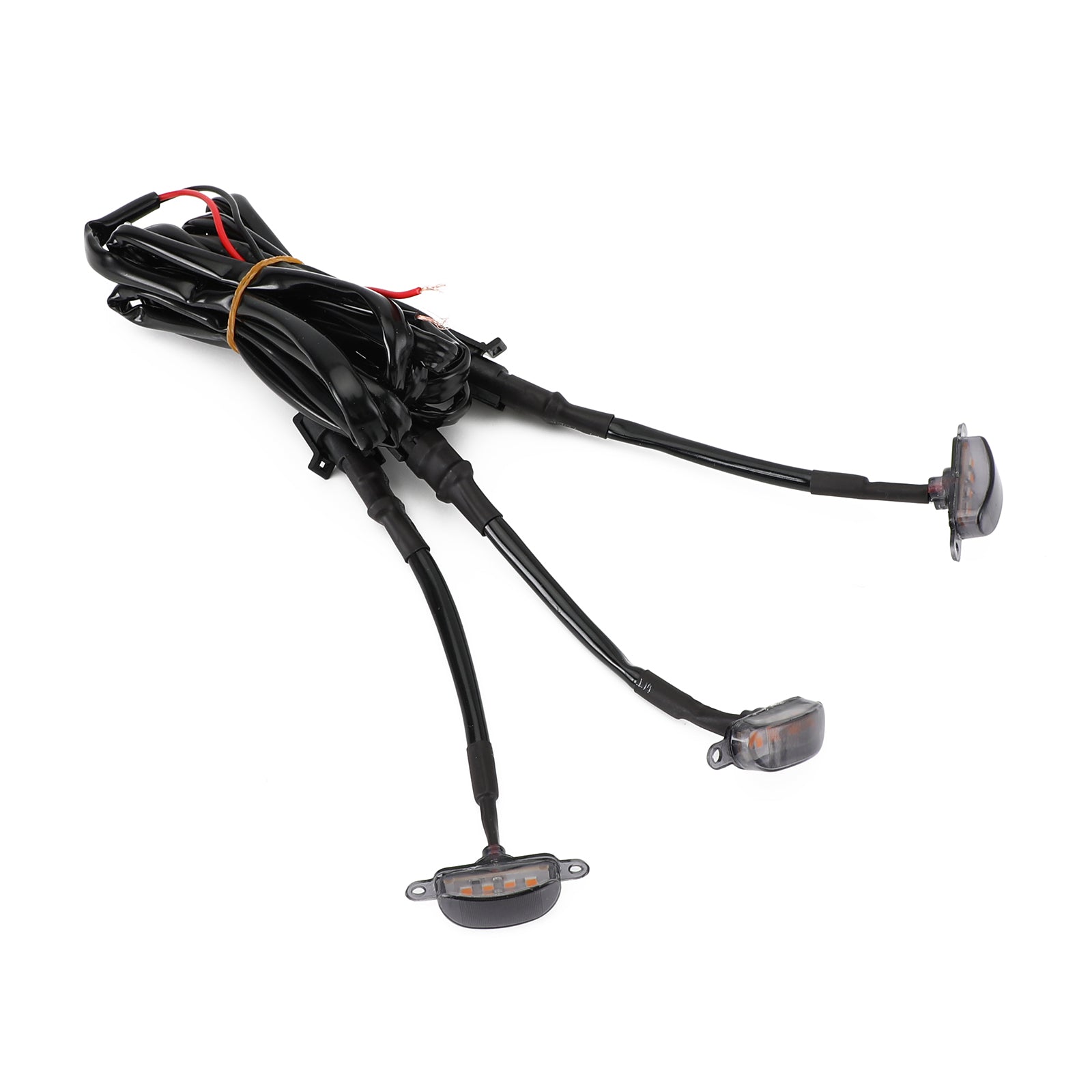 3 stuks gerookte lens amber LED-lamp Raptor Grille looplicht voor Ford F-150 Generiek