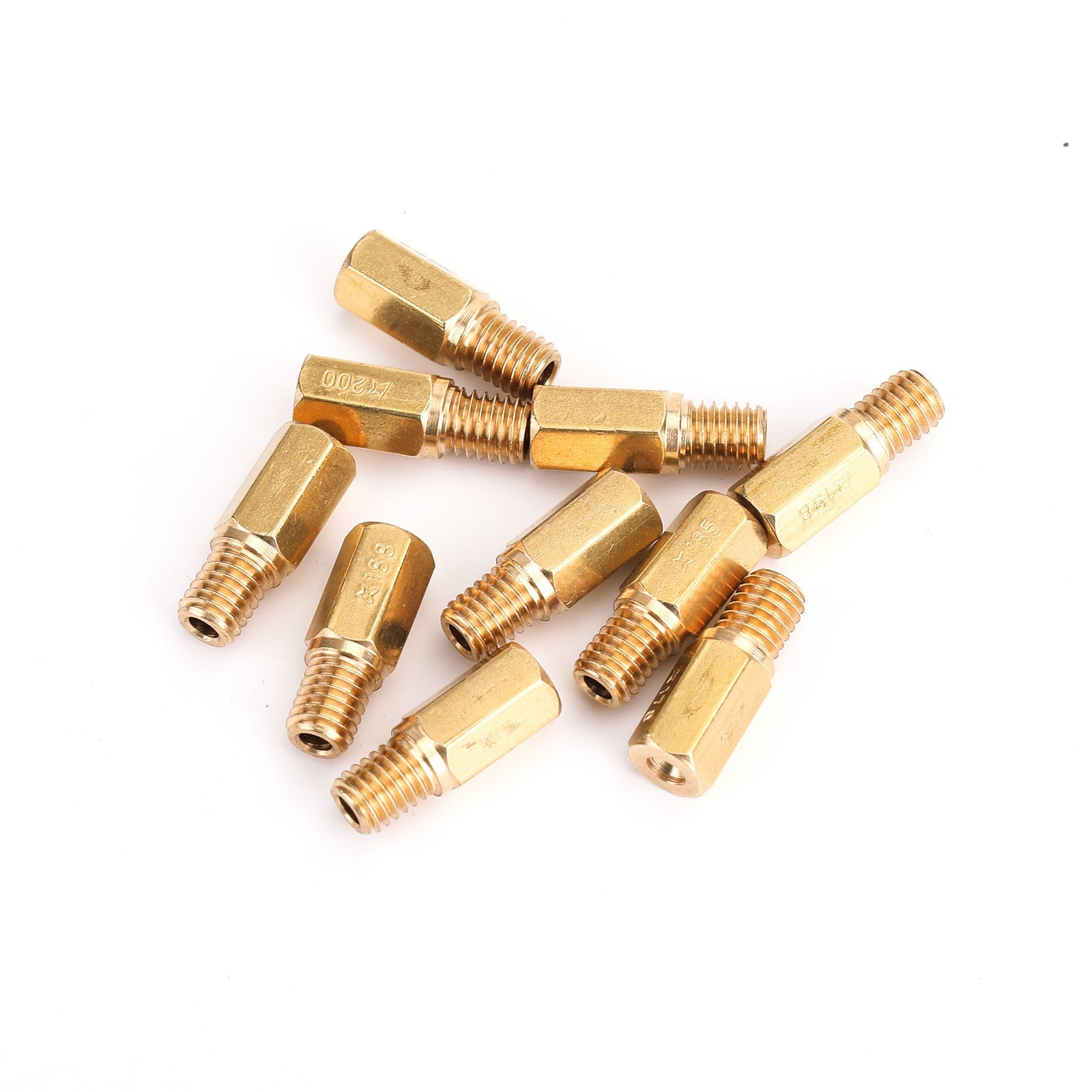 10 szt. Dysze główne Carb dla Keihin PWK PE OKO Stage 6 180 182 185 188 190 192 195