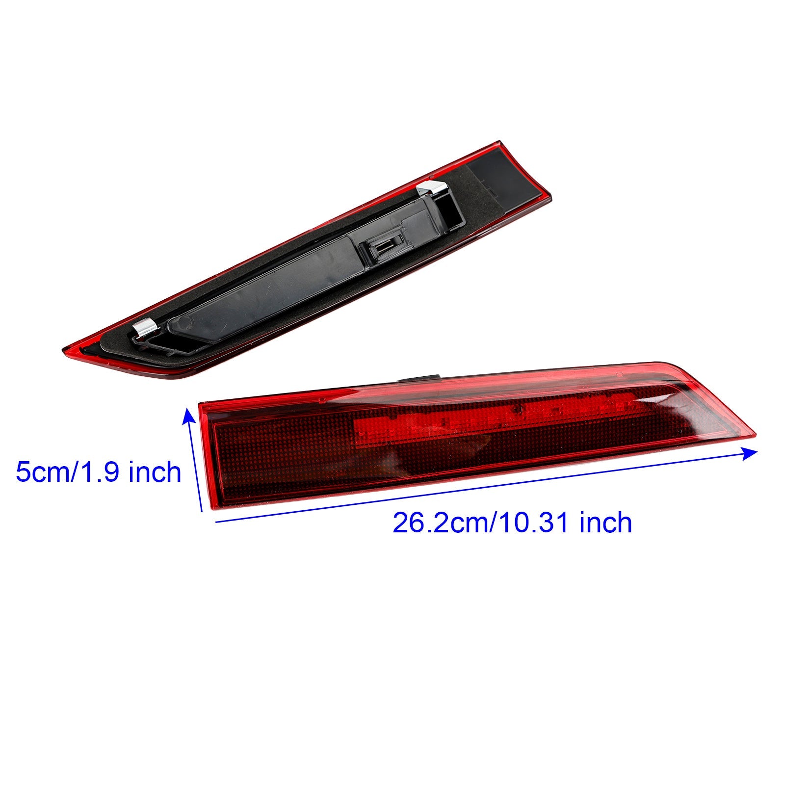 2x 3ème feu stop arrière LED de haut niveau pour porte de grange personnalisée Ford Transit Tourneo