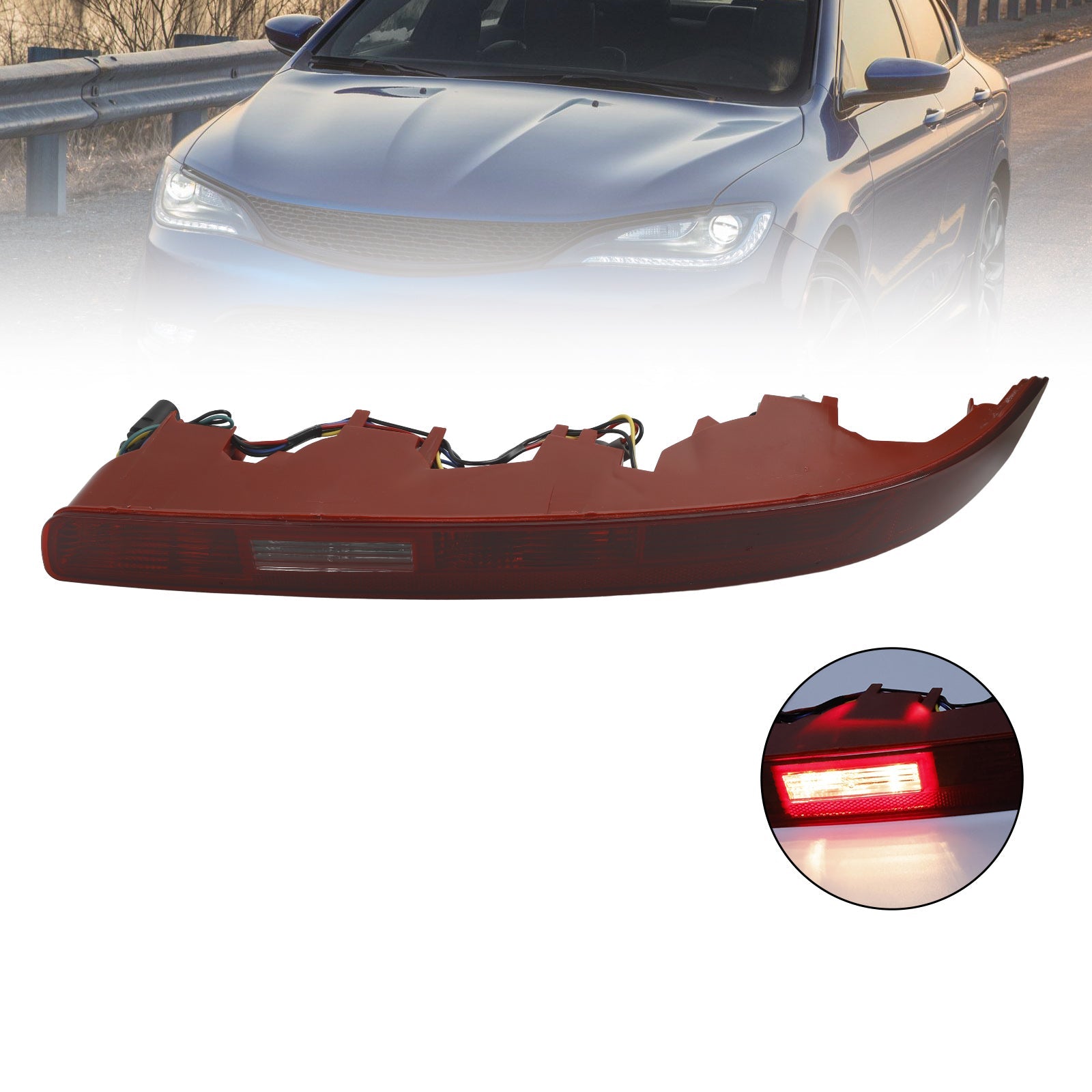 Audi Q7 4L 2006-2015 Rechter achterbumper Reflector Mistlamp Remlicht