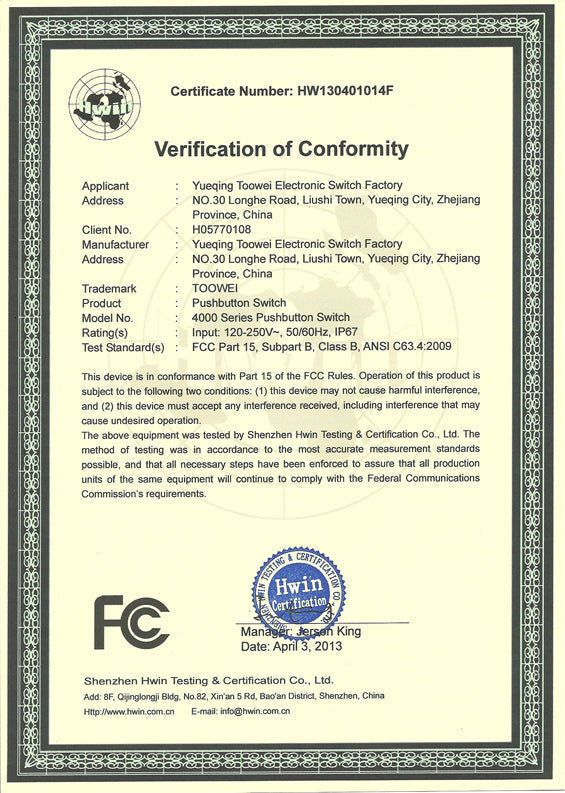 IP67 Wodoodporne przyciski przycisków 12 mm Jakość przemysłowa Zatrzymaj