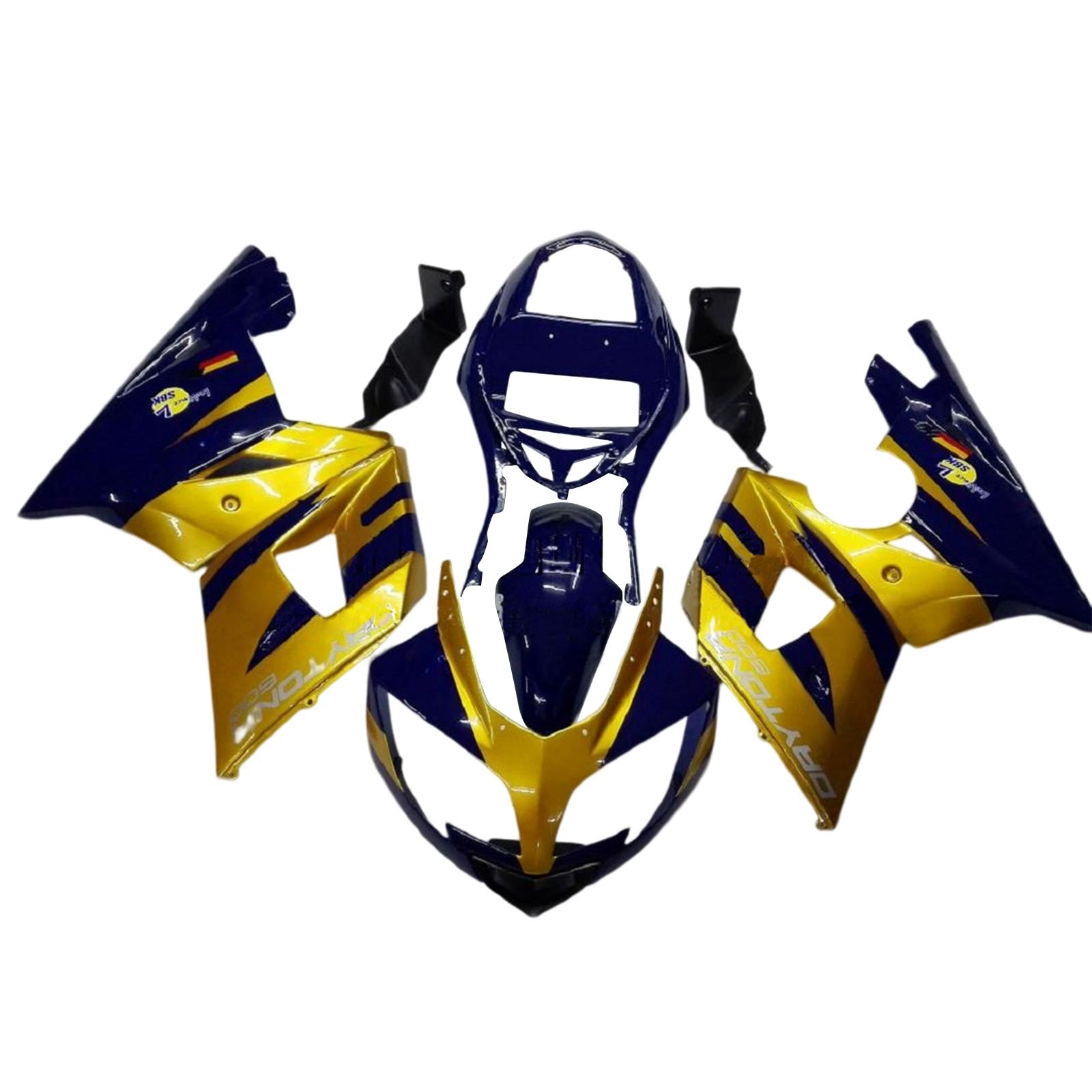 Amotopart Triumph Daytona 600 650 2002-2005 Kit carena carrozzeria Plastica ABS