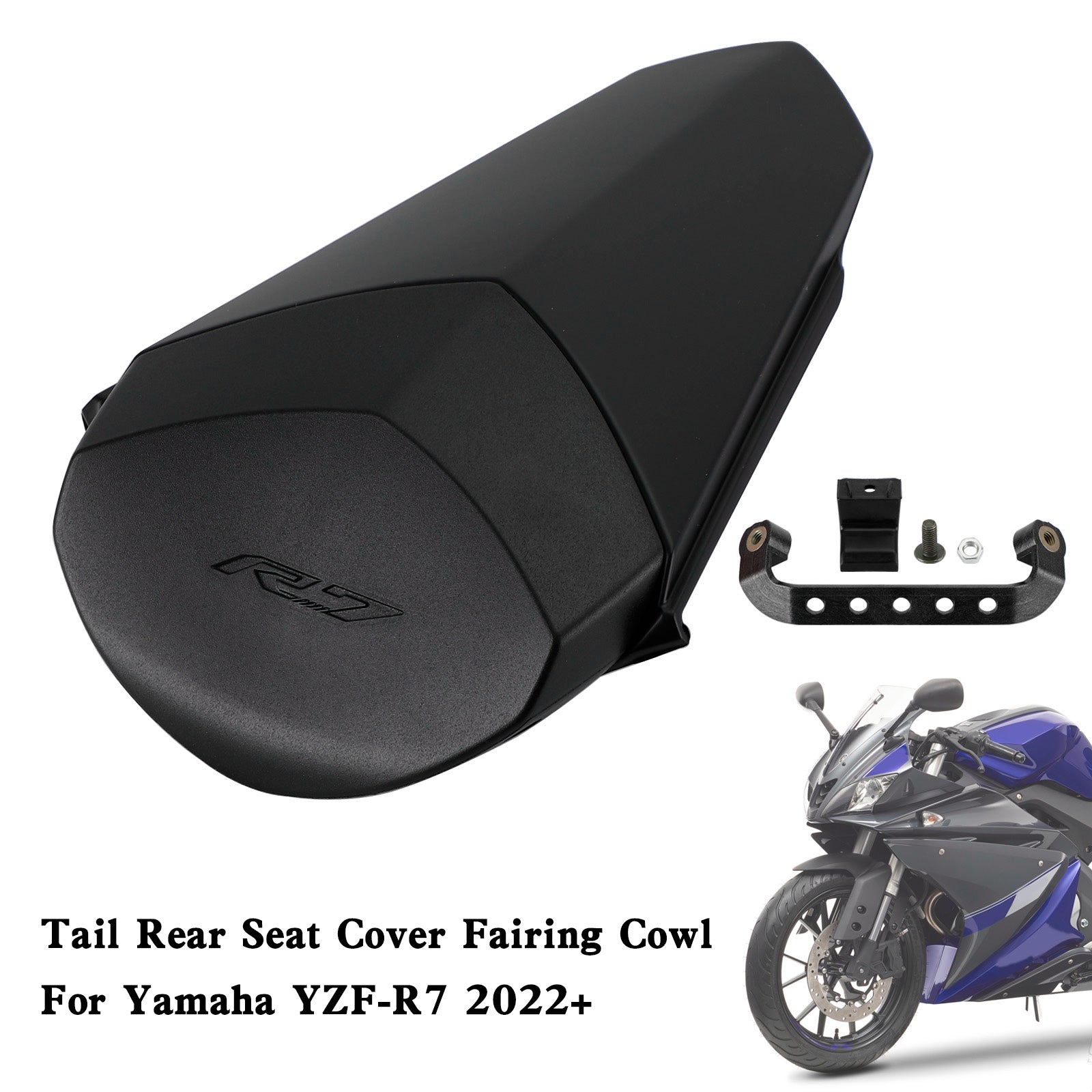 2022 YAMAHA YZF-R7 YZF R7 Cubierta de carenado del asiento trasero trasero