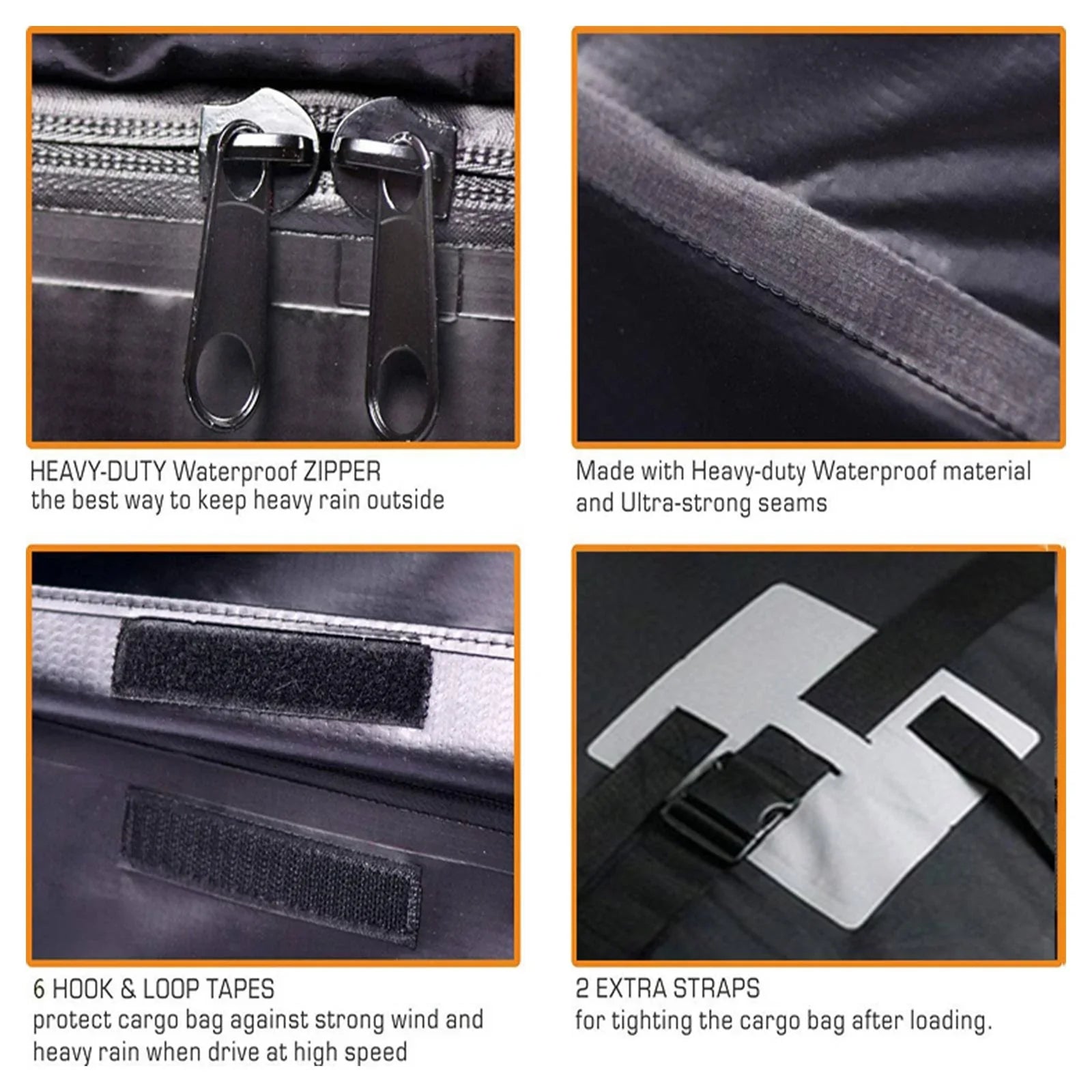 Vodoodporna avtomobilska strešna tovorna tovorna tovorna tovarna vrečka za shranjevanje torbic za kocka