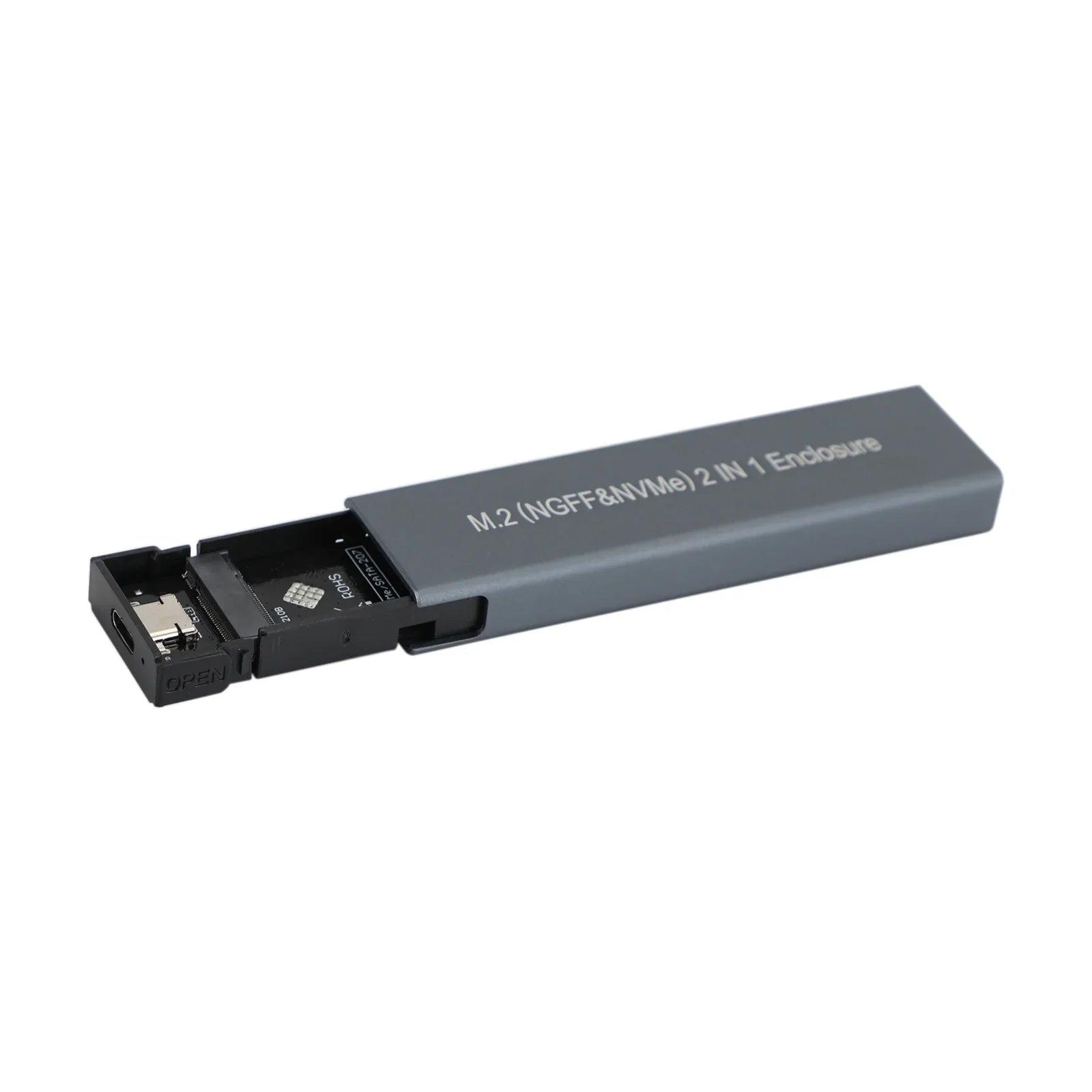 SSD -kotelo M.2 NVME - USB 3.1 kaksoisprotokollan kiintolevy M2 NVME -laatikko