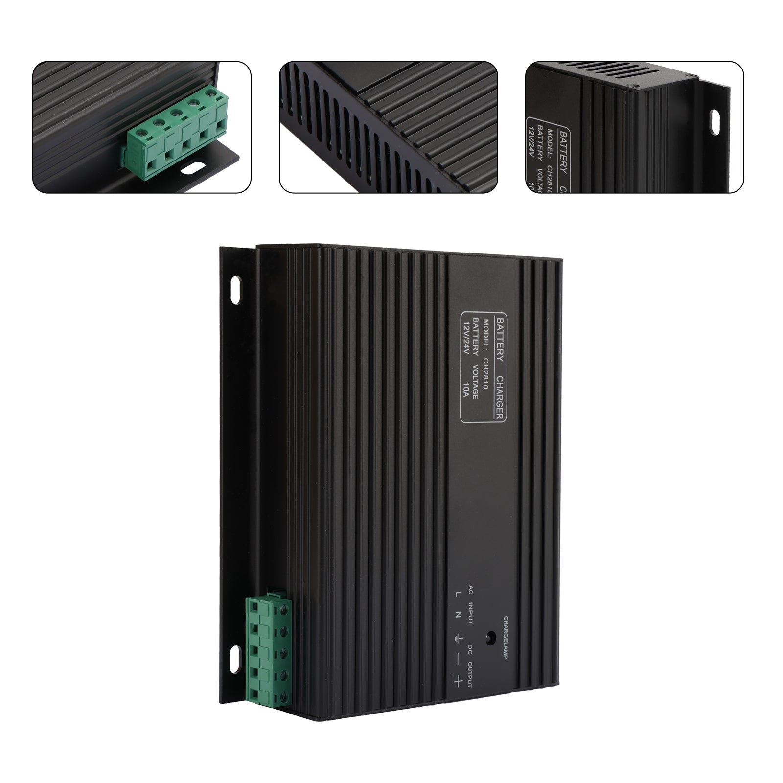 CH2810 12 V/24 V 10A Generator diesla Inteligentna ładowarka akumulatorów