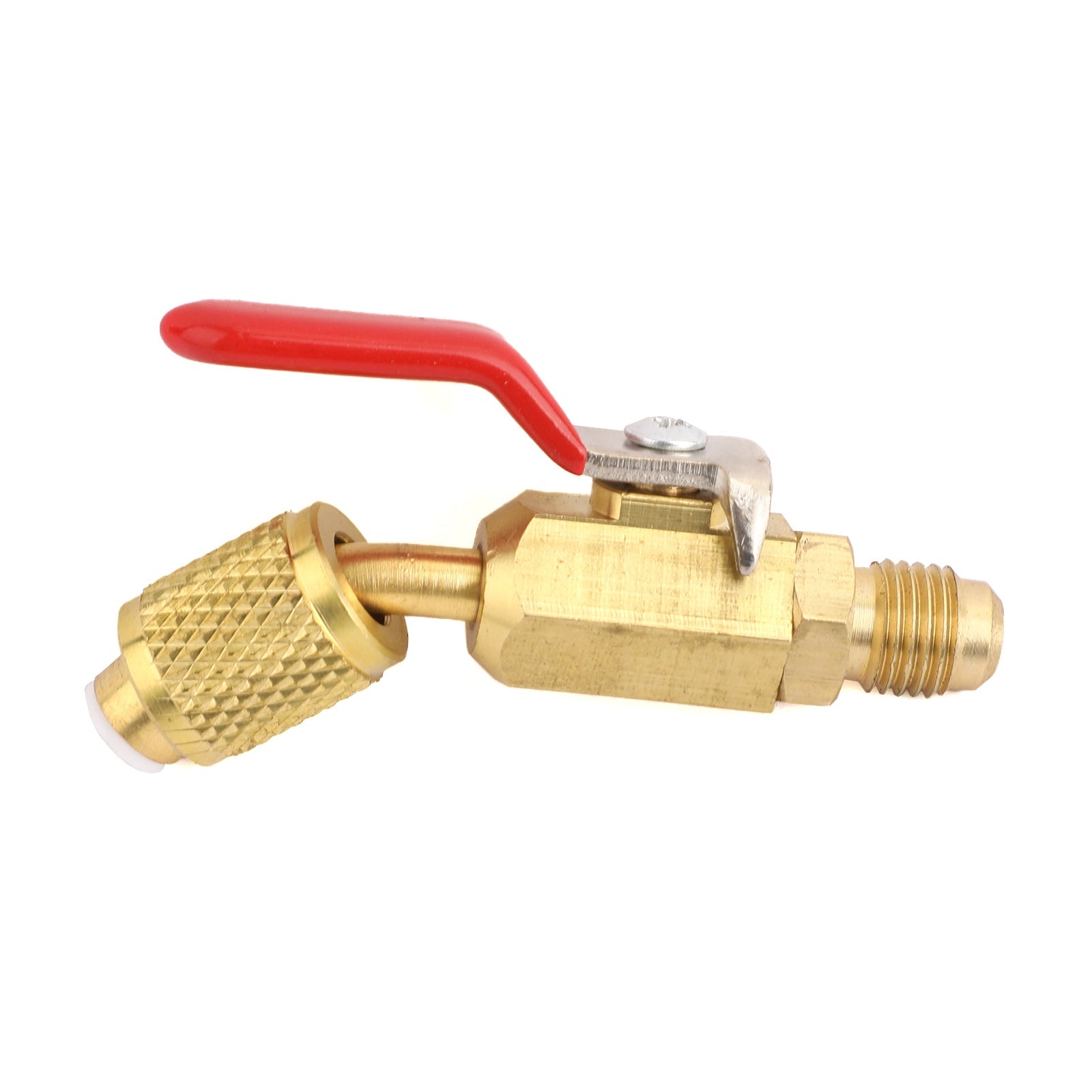 Areyourshop Valvole di intercettazione con codice colore 3 pezzi Tubi di ricarica per refrigerazione AC HVAC per R410A R134A