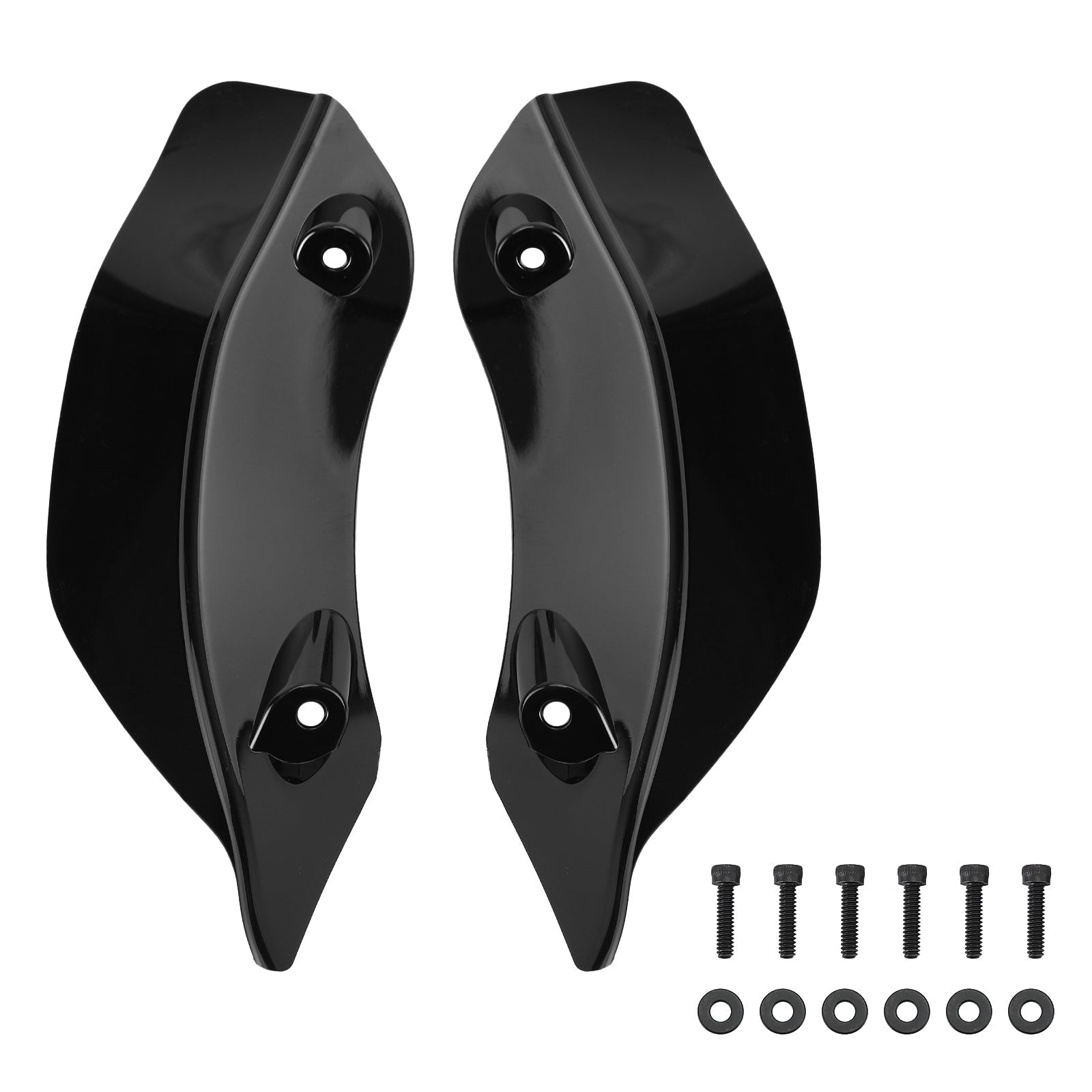 Becquet Latéral Avant De Moto ABS Noir Aileron Aérodynamique pour CBR650R pour CBR 650r 2020 – 2023 (Couleur Becquet Latéral Avant De Moto ABS Noir Aileron Aérodynamique pour CBR650R pour CBR 650r 2020 – 2023 (Couleur