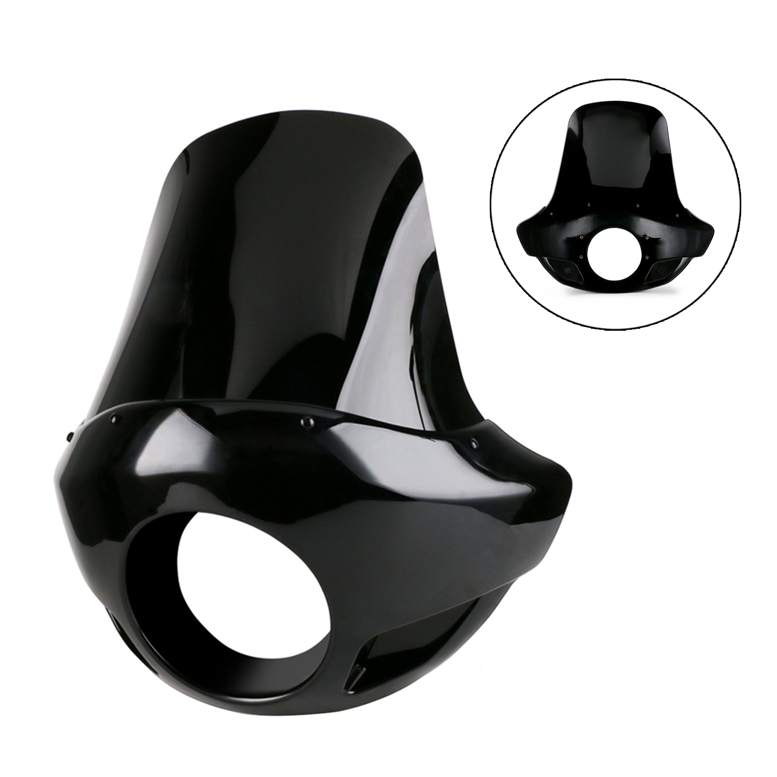 Forcelle da 35 mm a 49 mm La maggior parte dei fari da 5,75" Parabrezza Dyna Copertura faro