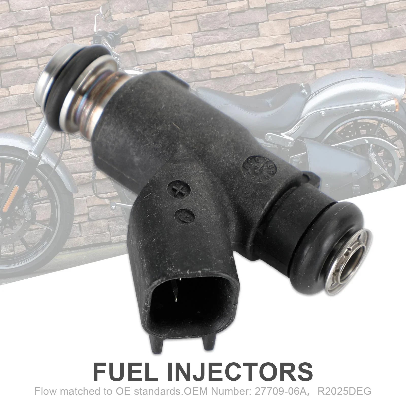 Inyectores de combustible 27709-06A para Road King Street Glide R2025DEG genérico