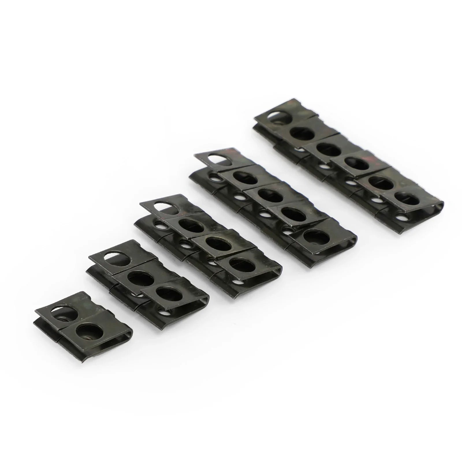 20x Petit M5 5mm Moto Carénage Spring Clips Speed Spire Nuts Clip U Nut Generic