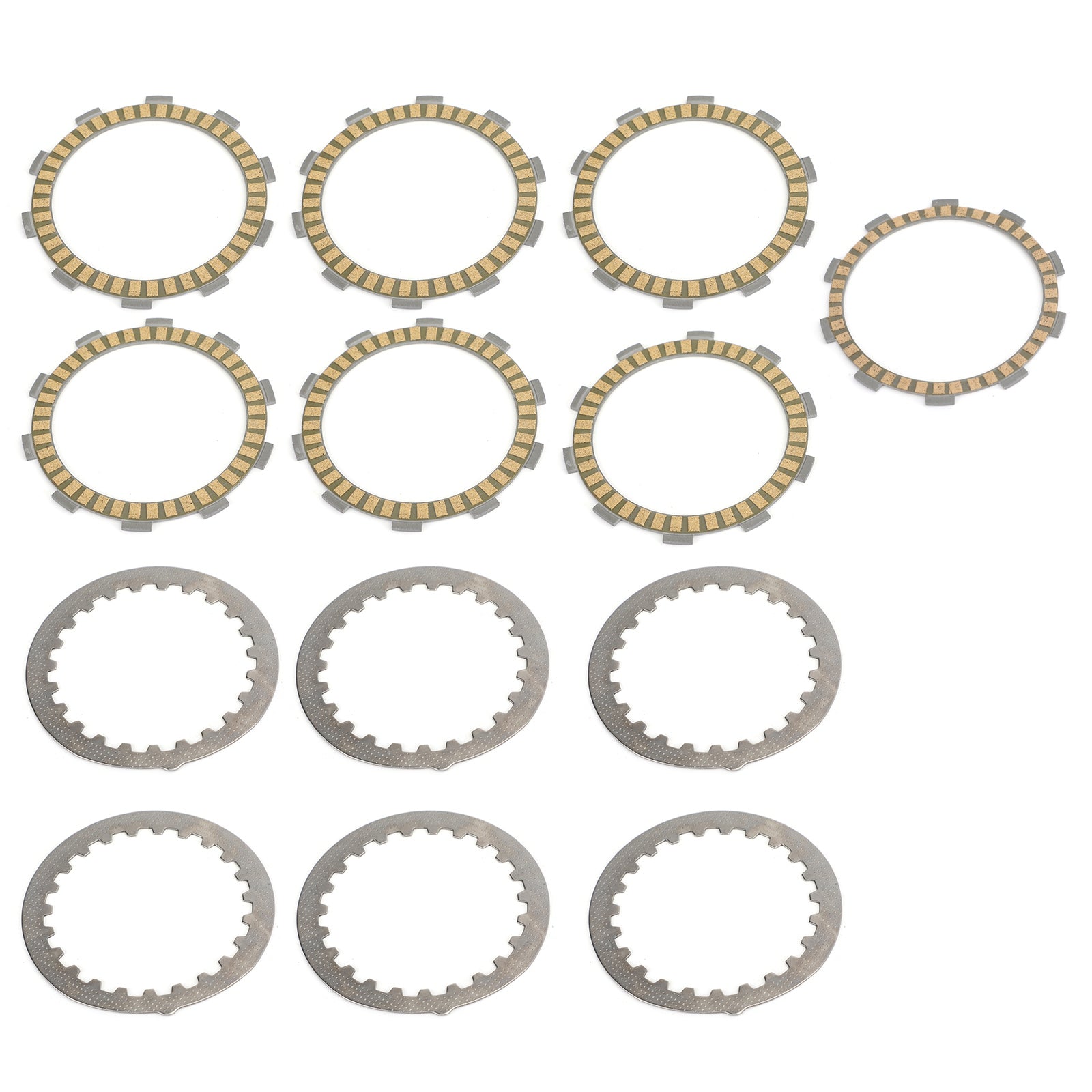 Stalowy zestaw sprzęgła i tarcze cierne do Yamaha DT SDR TDR TZR 125 200 1988-2007 Generic