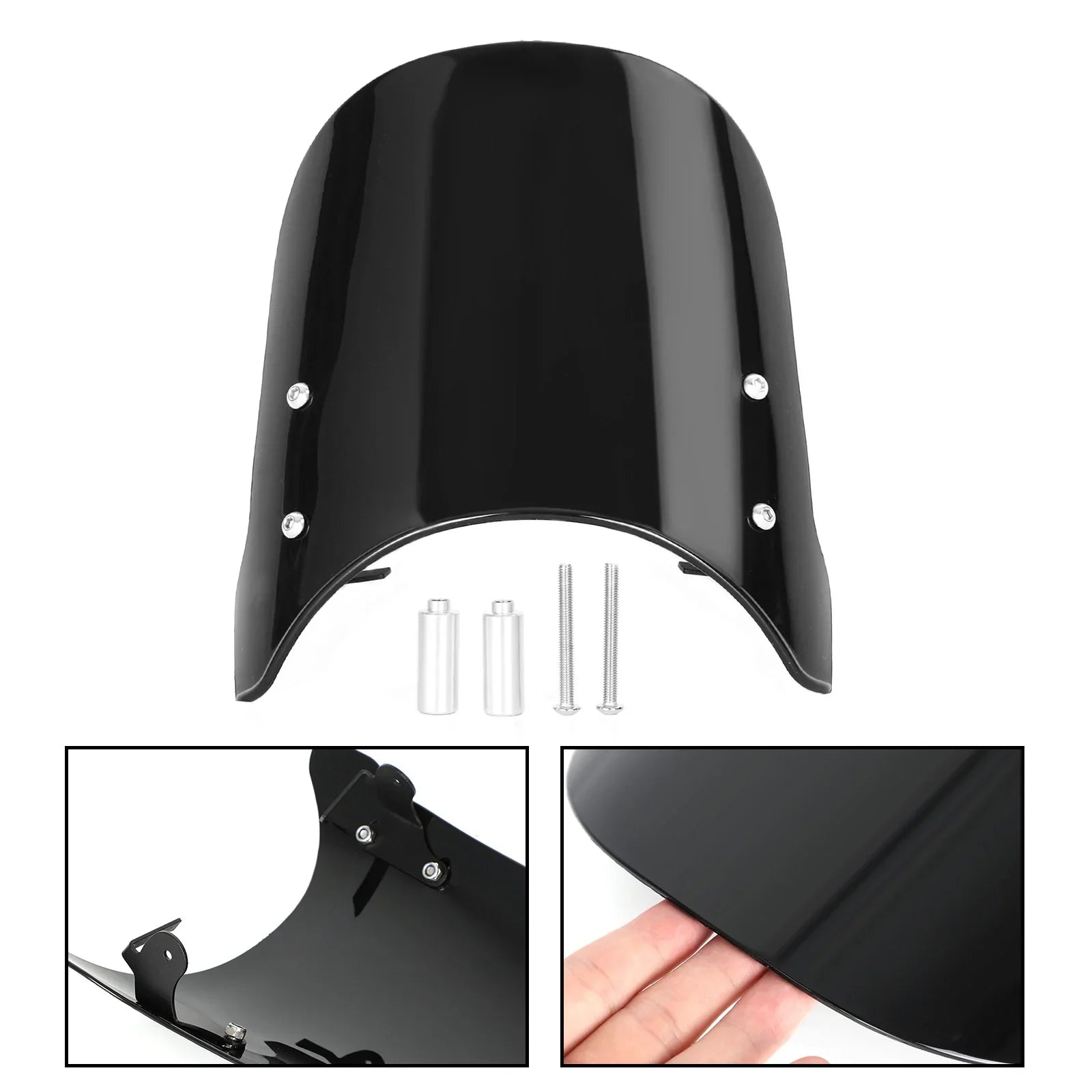 Parabrezza in ABS per HONDA CB125R CB250R CB300R 2018-2022 Generico