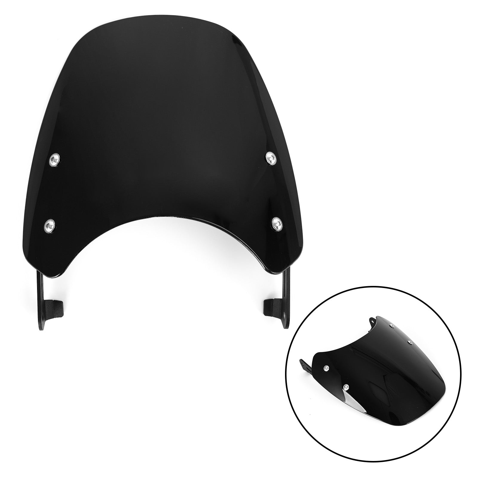 Parabrezza motociclistico ABS per la velocità trionfo gemello 1200 2019-2021 generico