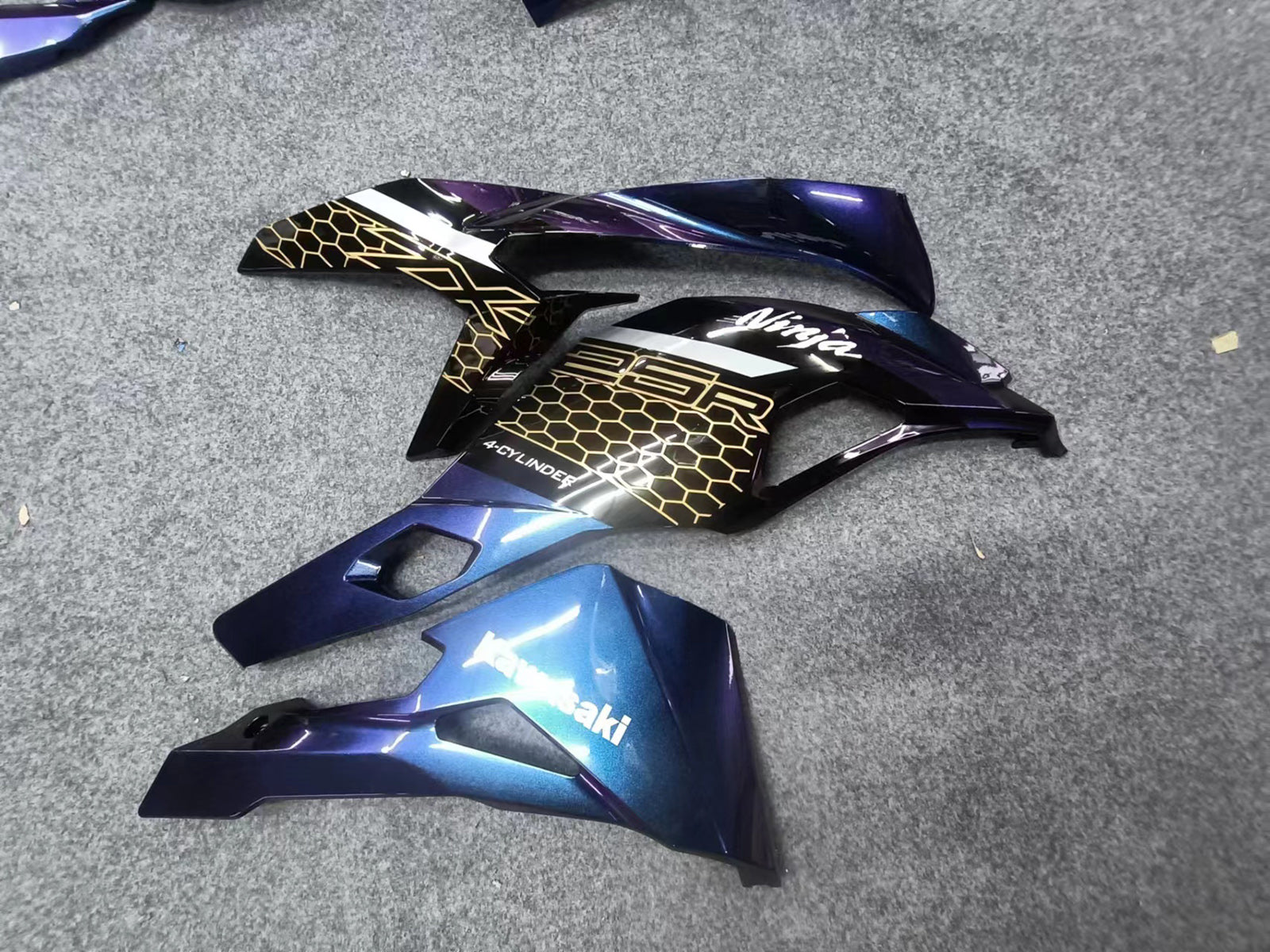 Amotopart Kawasaki Ninja ZX-25R 2020-2021 Zestaw owiewek Nadwozie ABS