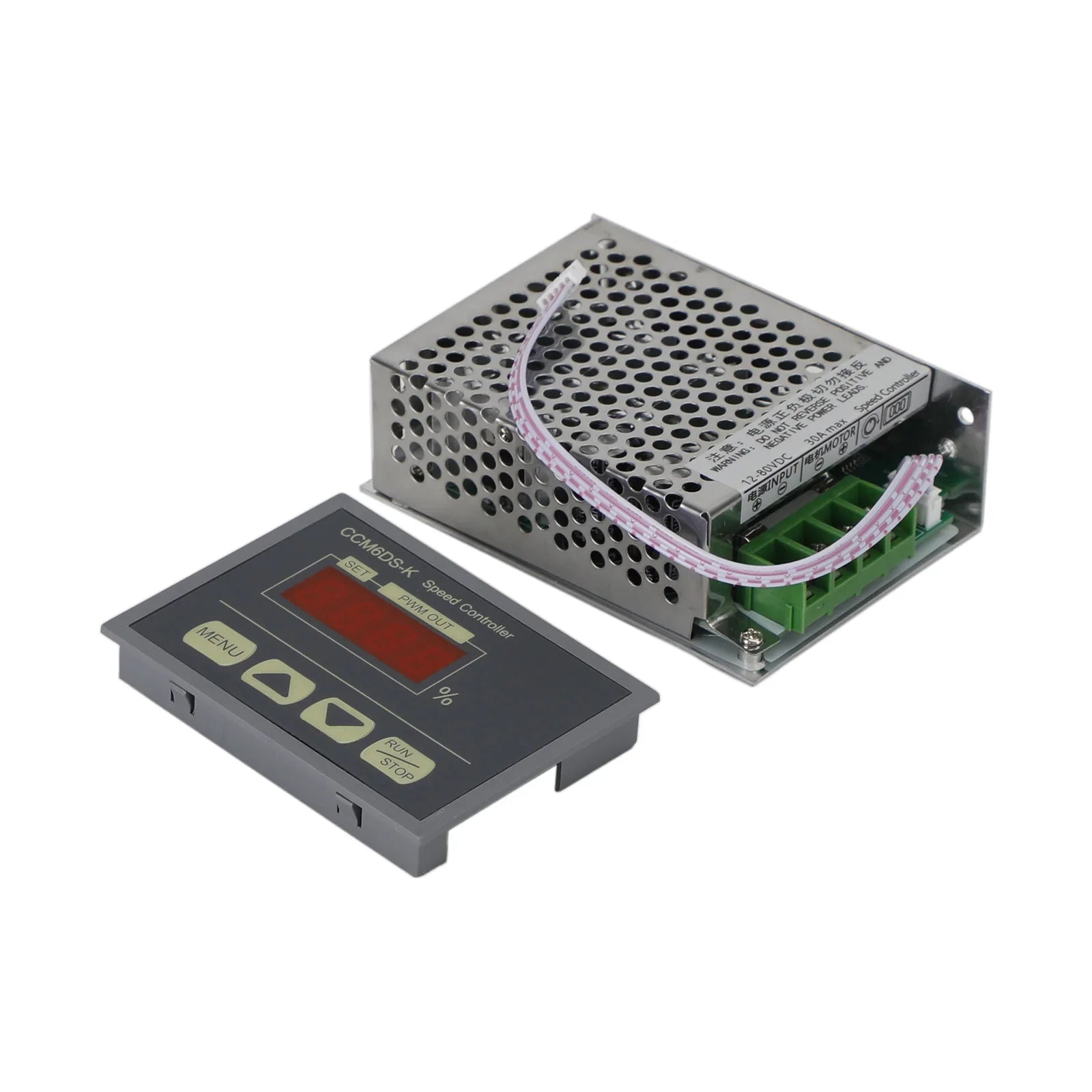 12-80V 30A PWM DC-moottorin nopeudensäädin digitaalisella näyttöpaneelilla