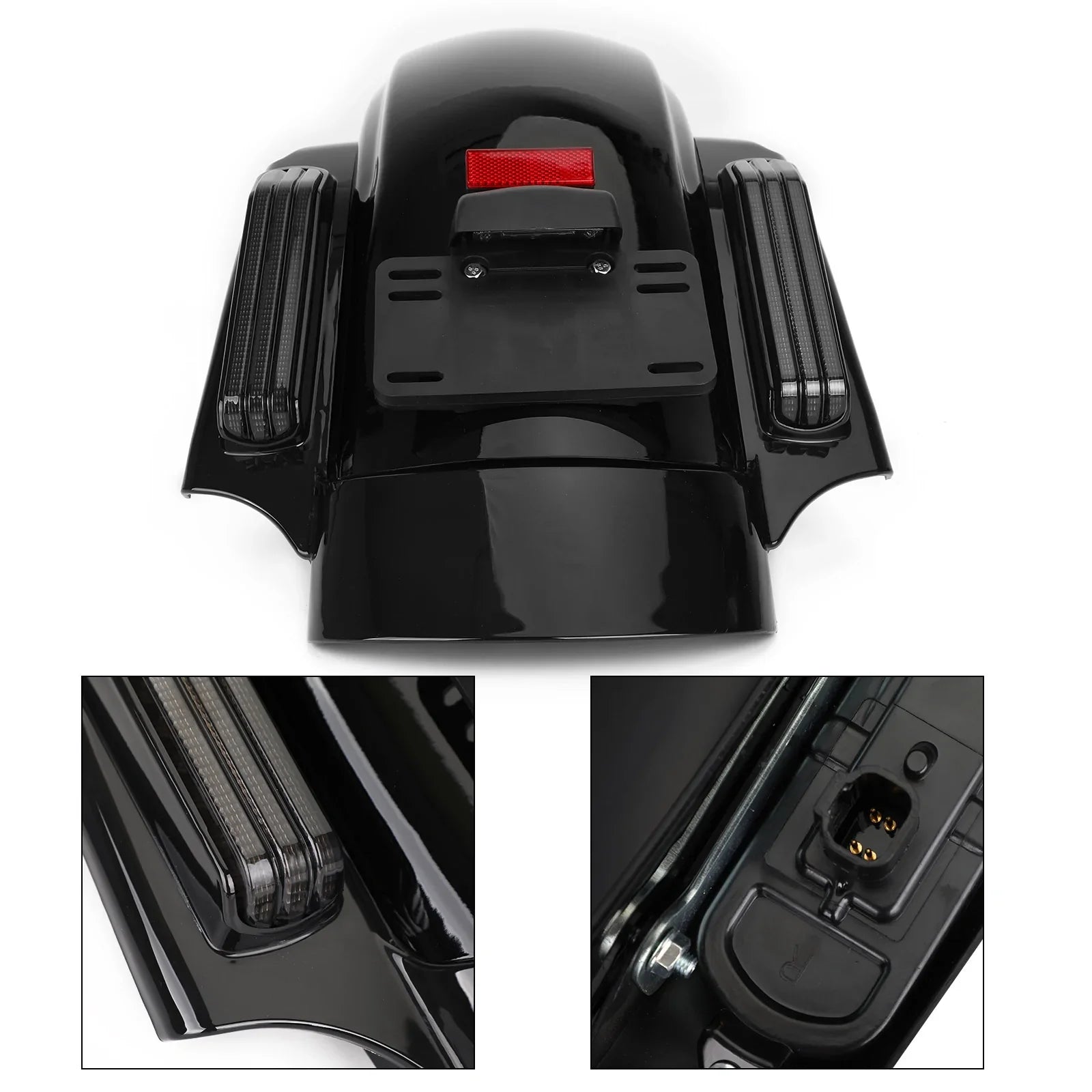 Sistema parafango posteriore 14-up Harley Touring Road King Glide CVO Style LED