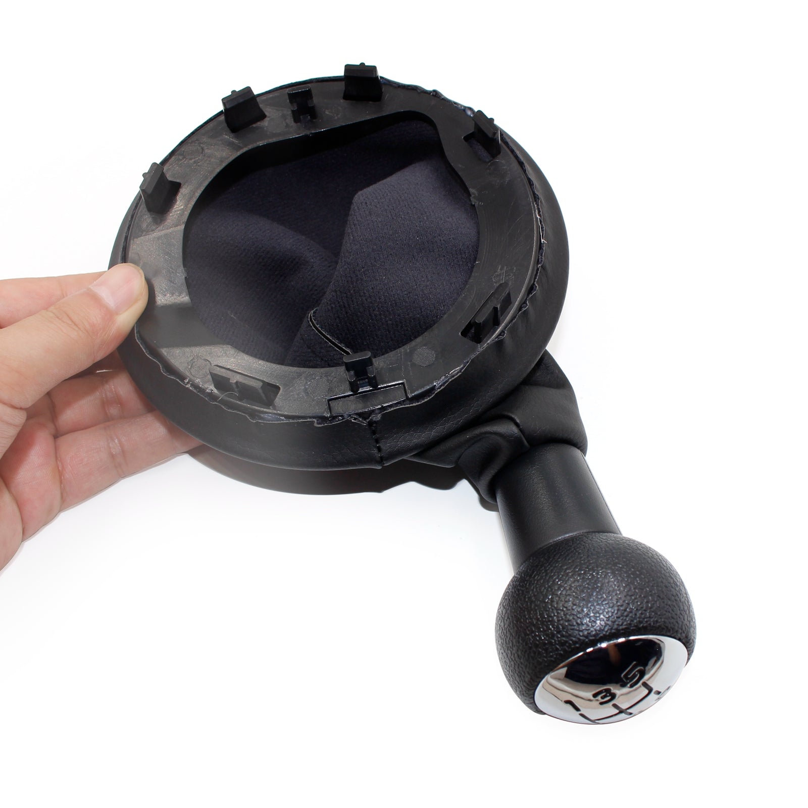 Pomo y polaina de palanca de cambios de 5 velocidades para Peugeot Partner Citroen Berlingo III genérico