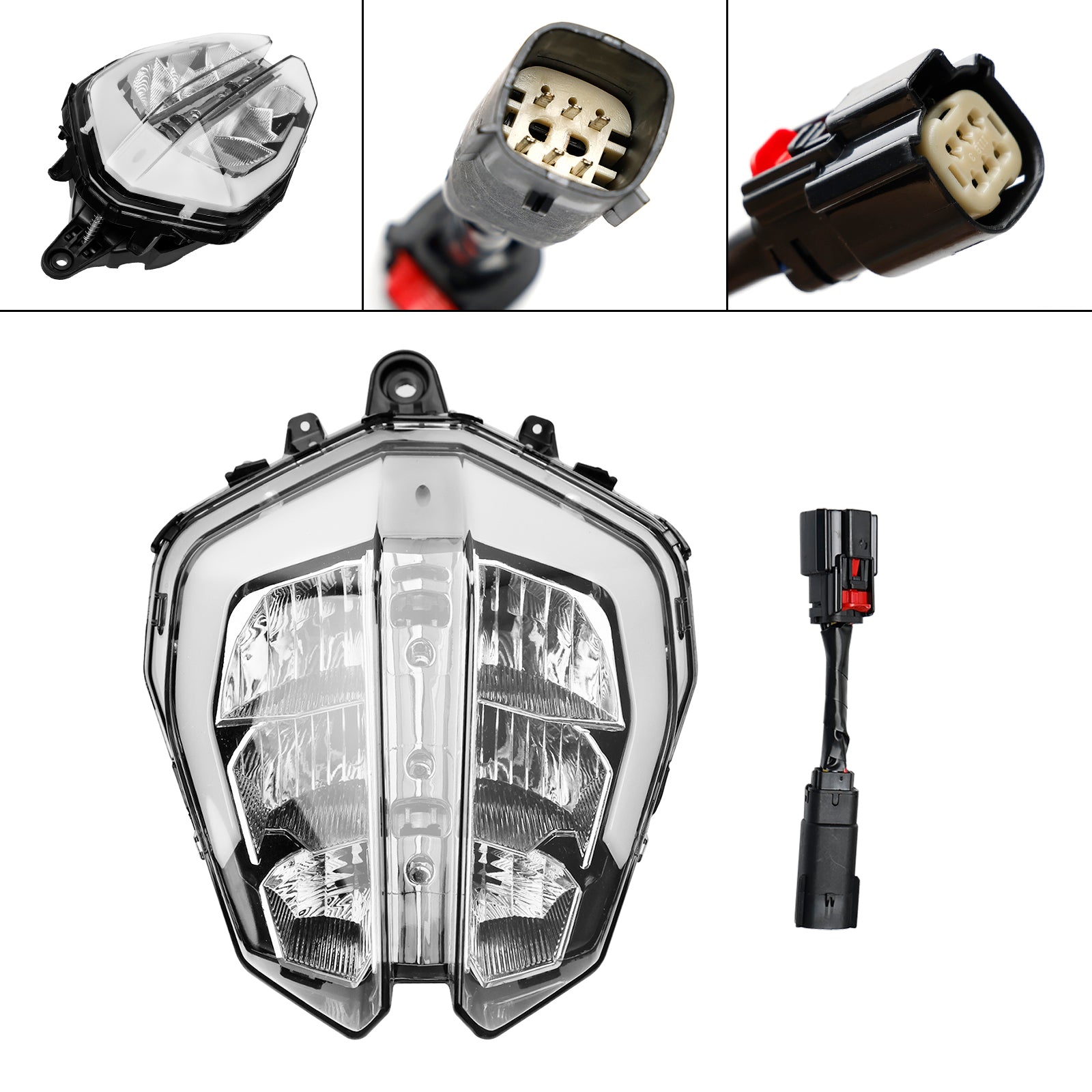 KTM Duke 390 2018-2019 Ajovalojen lippulaiva suojavartijagrilli LED-muovi