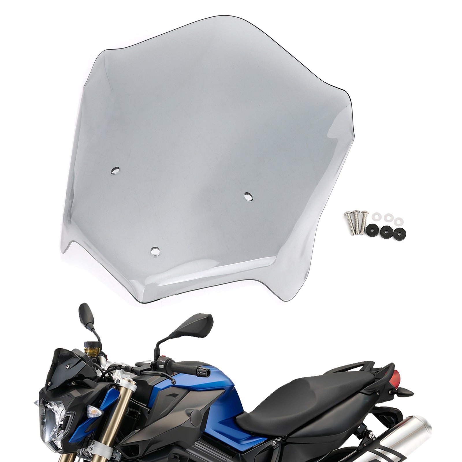 Pare-brise de moto en plastique ABS pour BMW F800R 2015-2020 générique