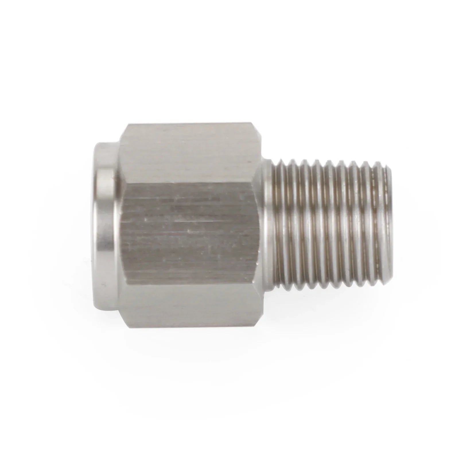 Adattatore per manometro dell'olio in acciaio inossidabile femmina da 1/8" NPT maschio a M10x1.0