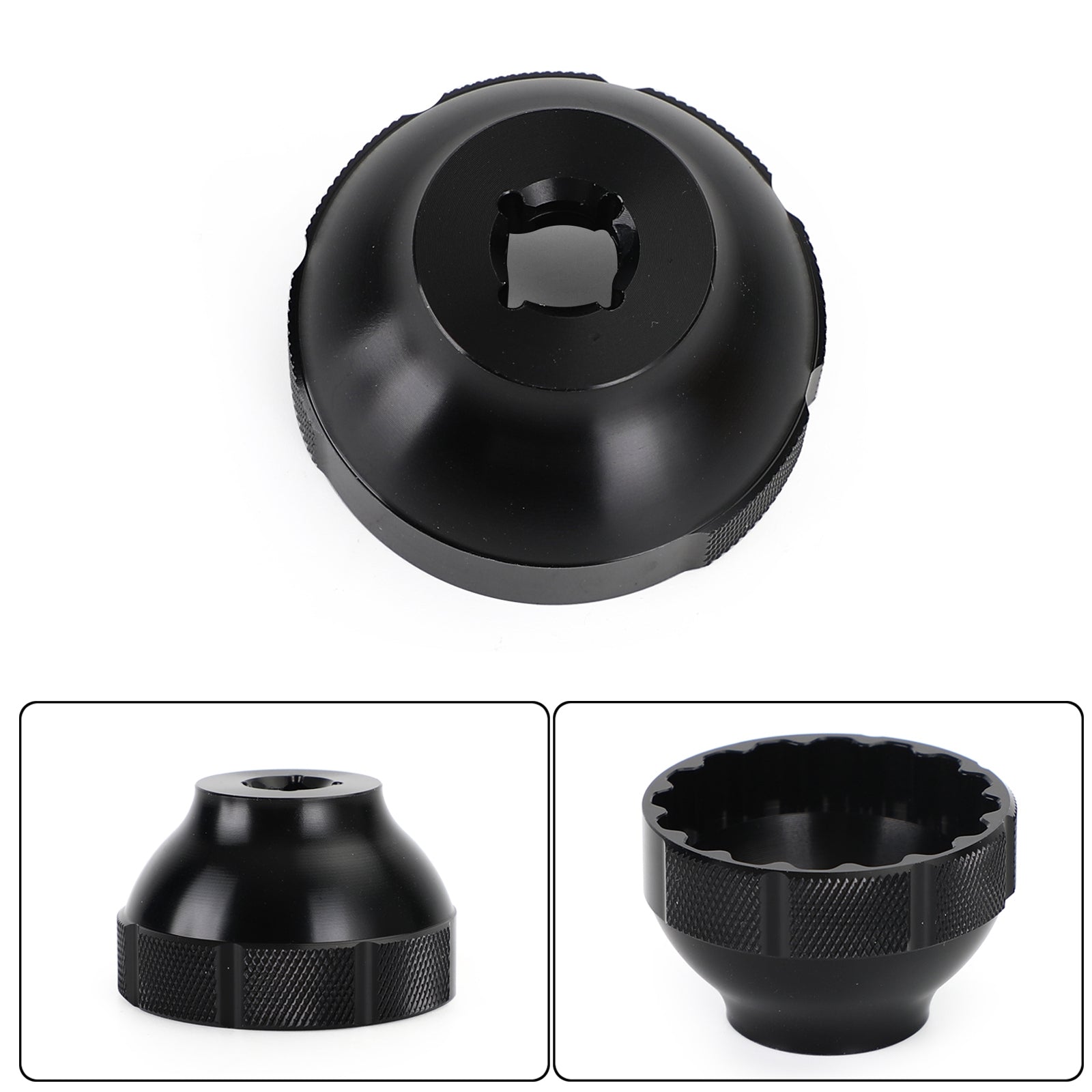 BBT-69.2 16-zarezna 44 mm 3/8" Orodje za zunanji gonilni ležaj Drive črno/modro