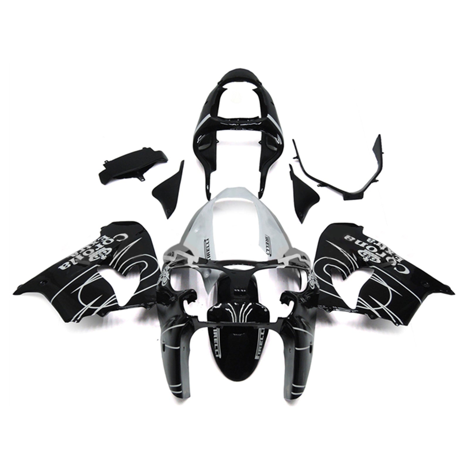 Amotopart Kawasaki ZX9R 2002-2003 ABS kunststof carrosseriekuipset