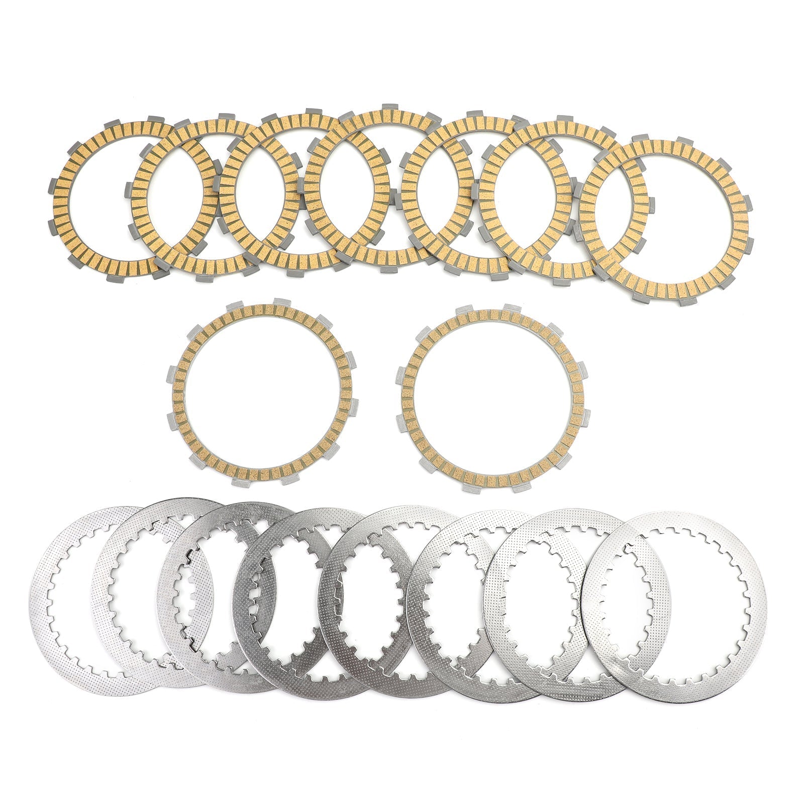 Stalen koppelingsset en wrijvingsplaten voor Honda VT1100 Shadow VF1000 FE/FF/RE Generiek