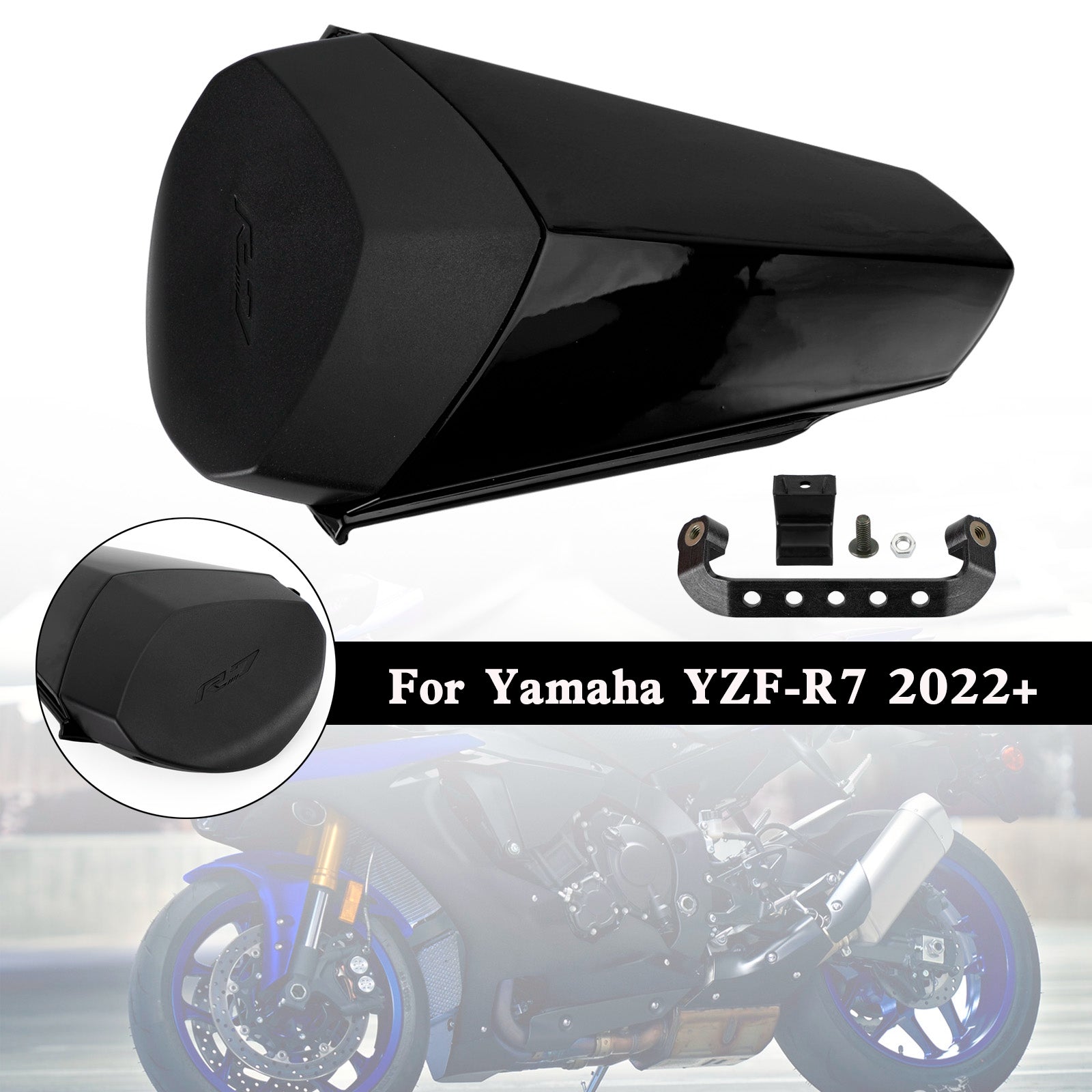 2022 YAMAHA YZF-R7 YZF R7 Cubierta de carenado del asiento trasero trasero