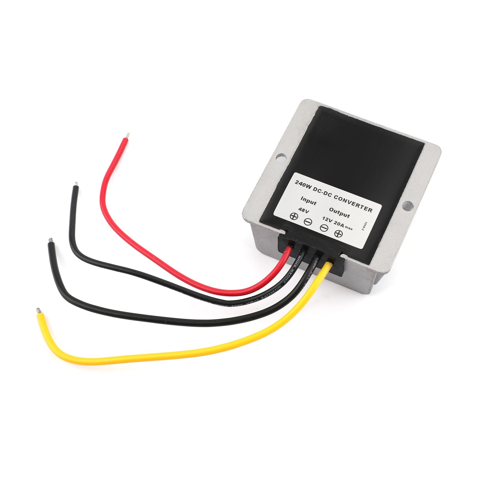 Régulateur de convertisseur DC/DC étanche 48V abaisseur à 12V 240W 20A