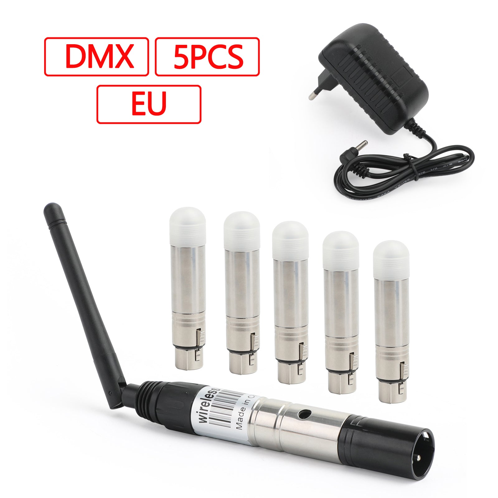 DMX512 Transmetteur sans fil Récepteur DMX Contrôleur 2.4G Stage Lighting EU
