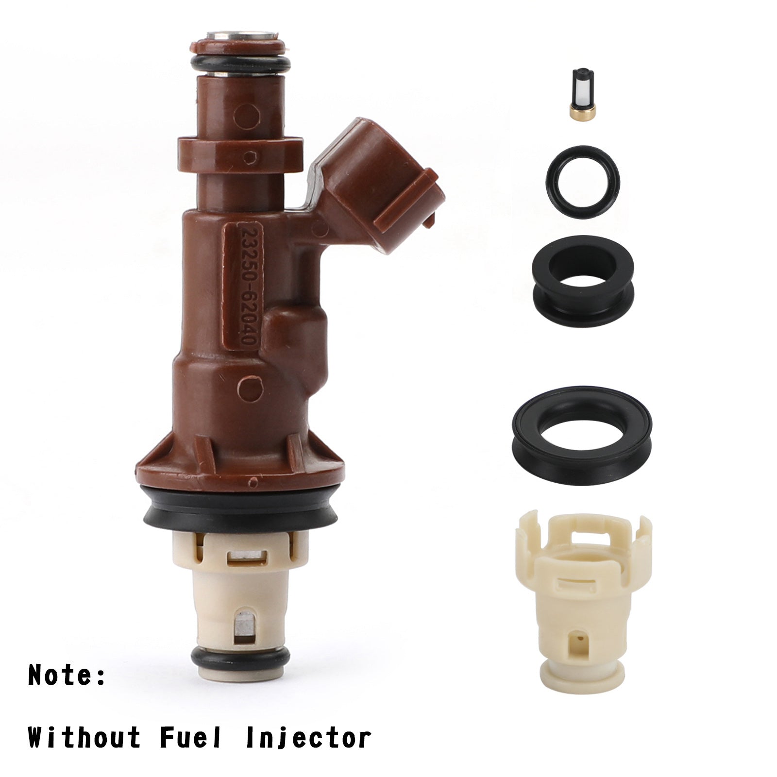 6 pièces injecteurs de carburant kit de reconstruction joints toriques joints filtres bouchons Fit Toyota 3.4 5VZFE générique