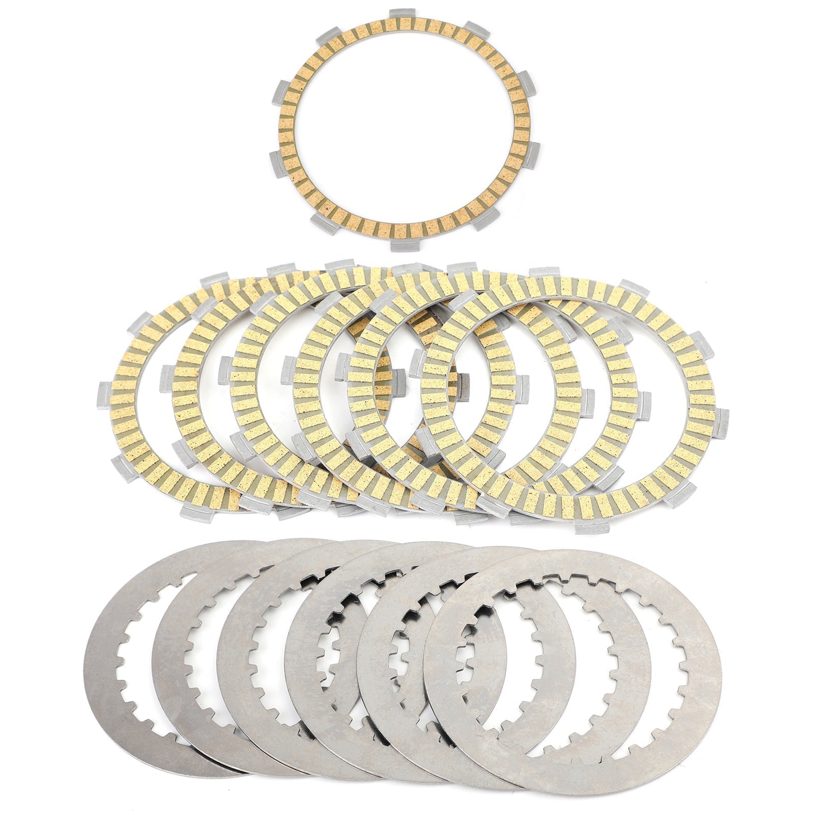 Stalen koppelingsset en wrijvingsplaten voor Honda CRM250 CB400 CL400 XR400 1994-2008 Generiek